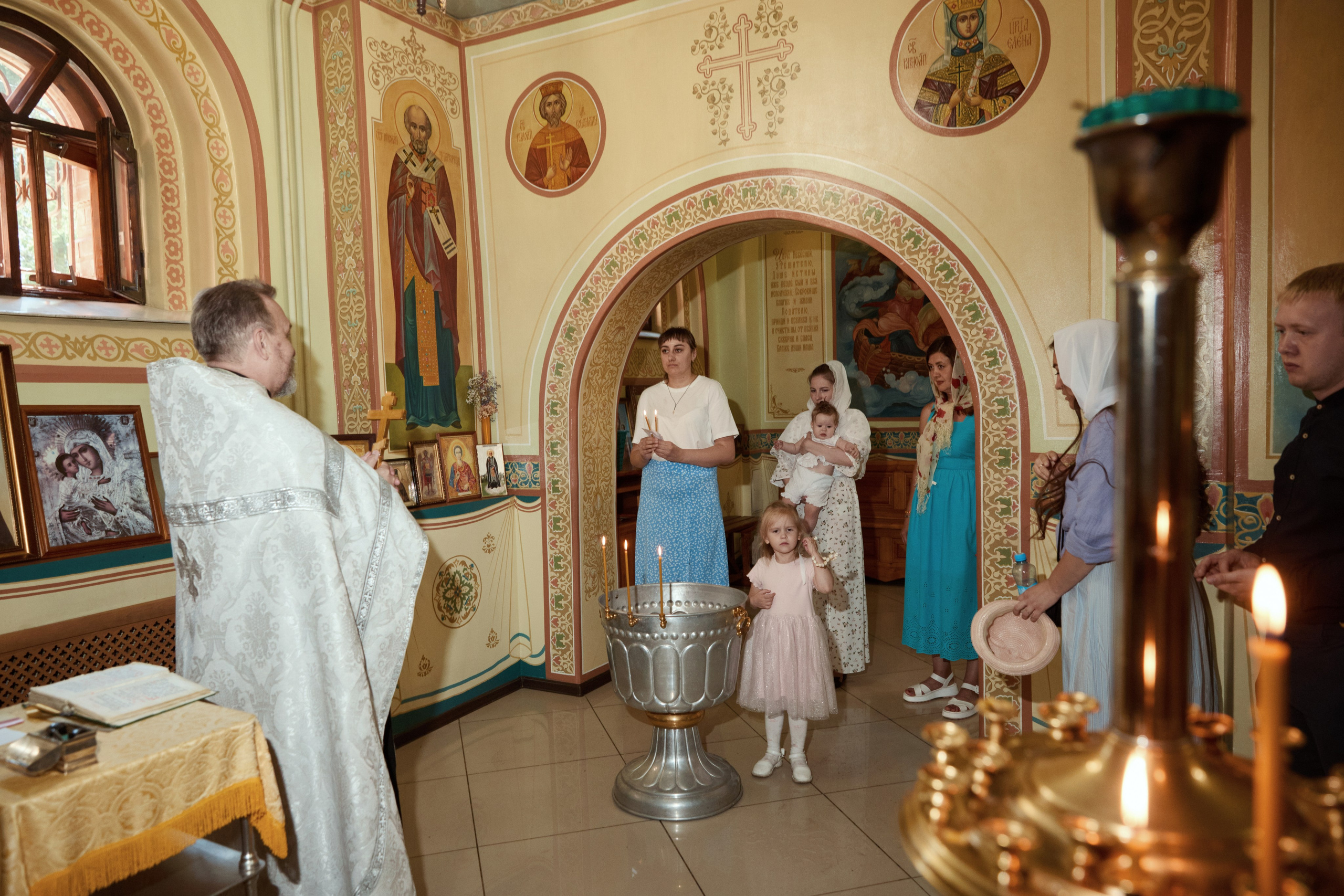 Фотосъемка таинства крещения