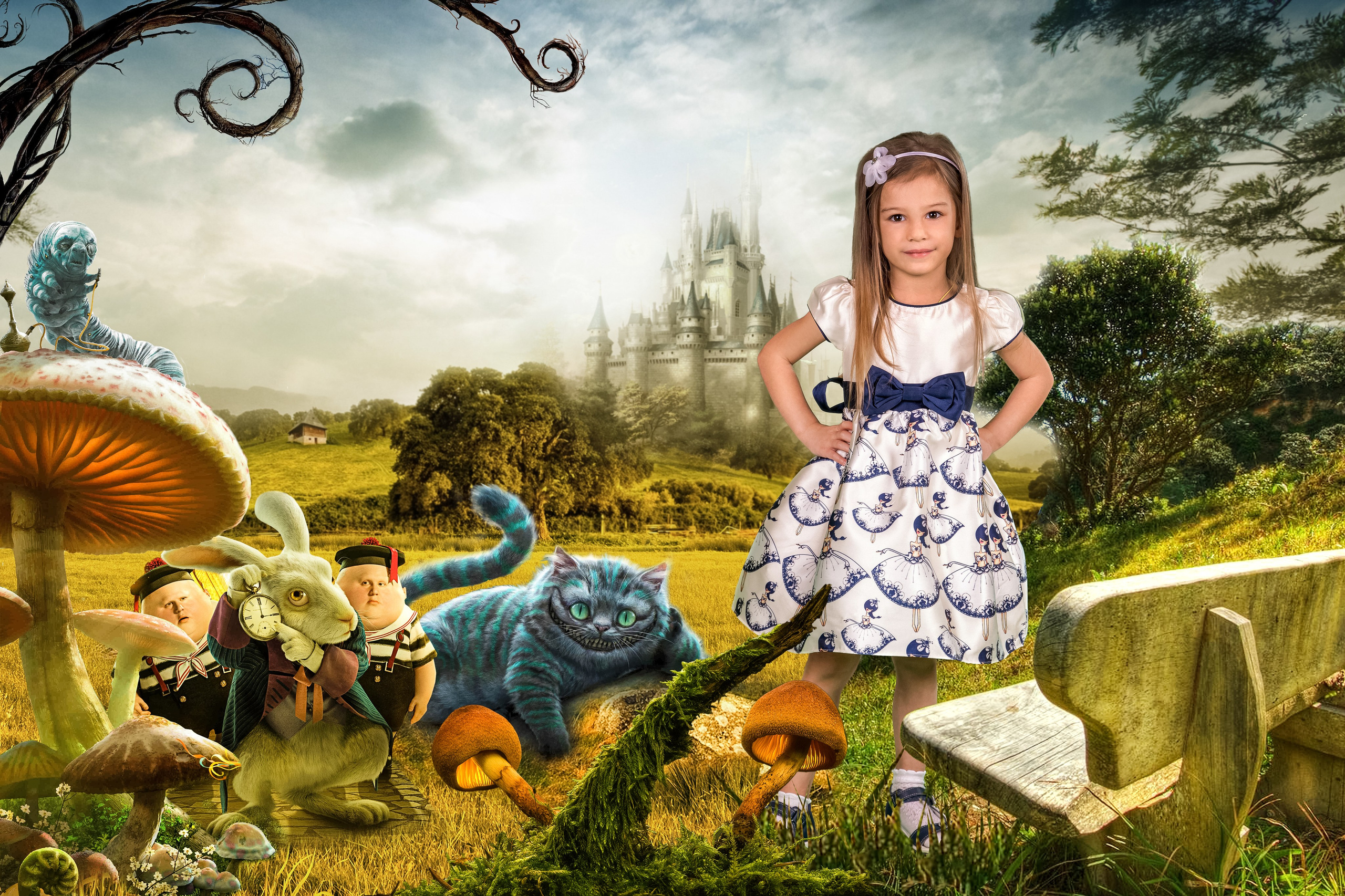 Алиса в стране чудес. Детские фотосъемки Москва и МО