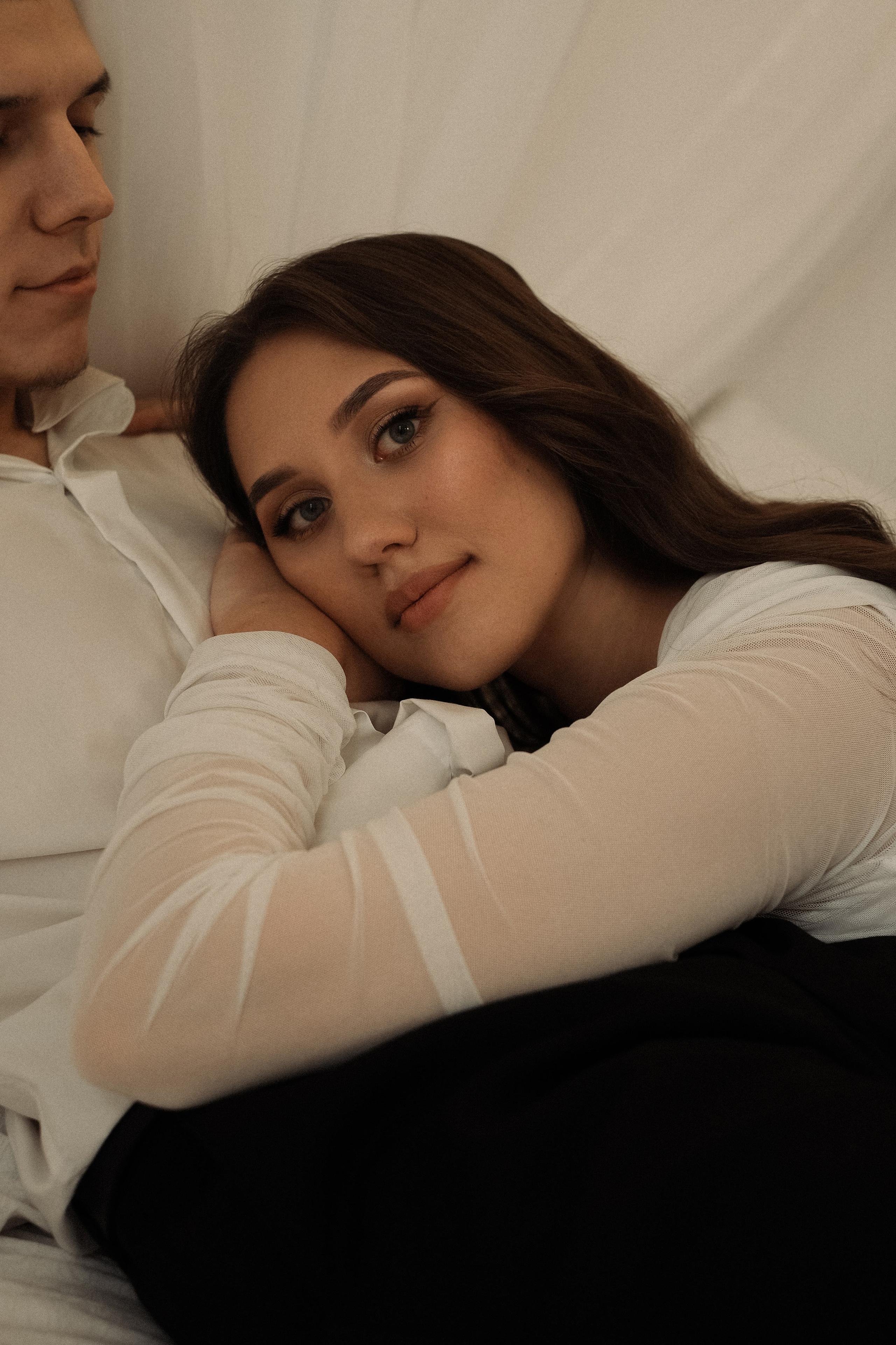 Никита и Юля. Фотограф в Москве. Женский и мужской портрет, лавстори (love story)