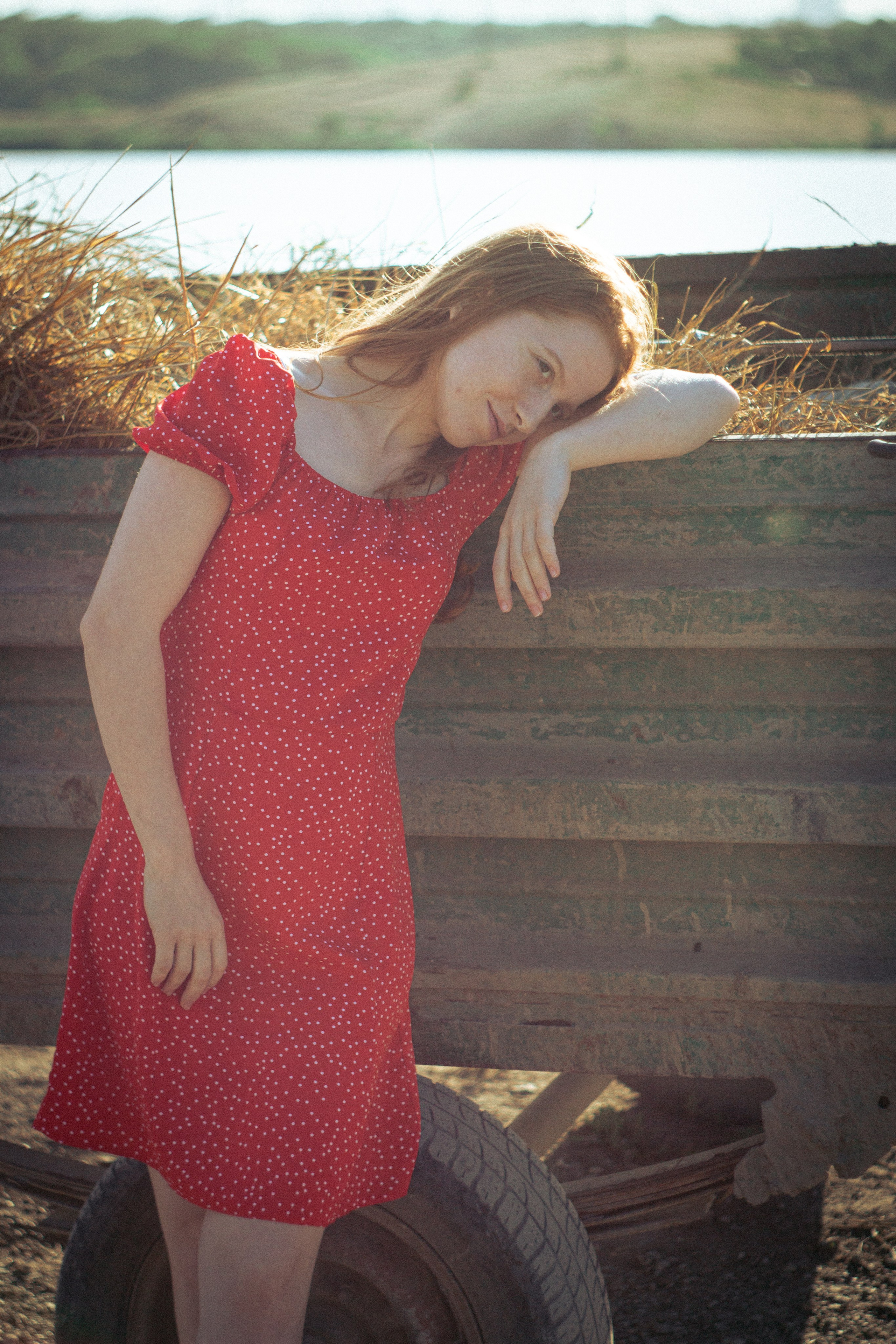 Платье в горошек. • Фотограф Александра Светозар Алчевск •