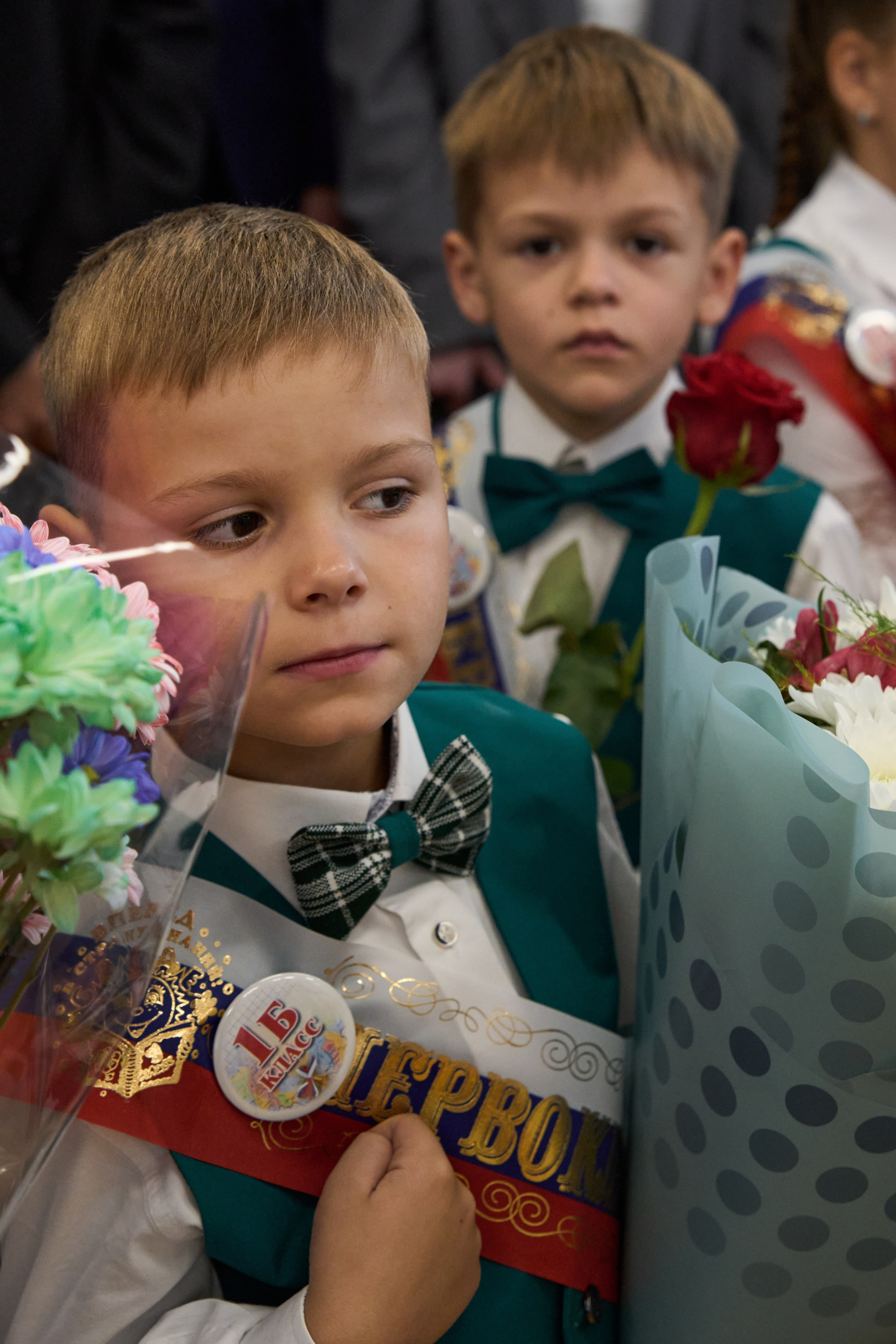 Школьная линейка. 1«Б». Фотограф в Санкт-Петербурге Настя Атом