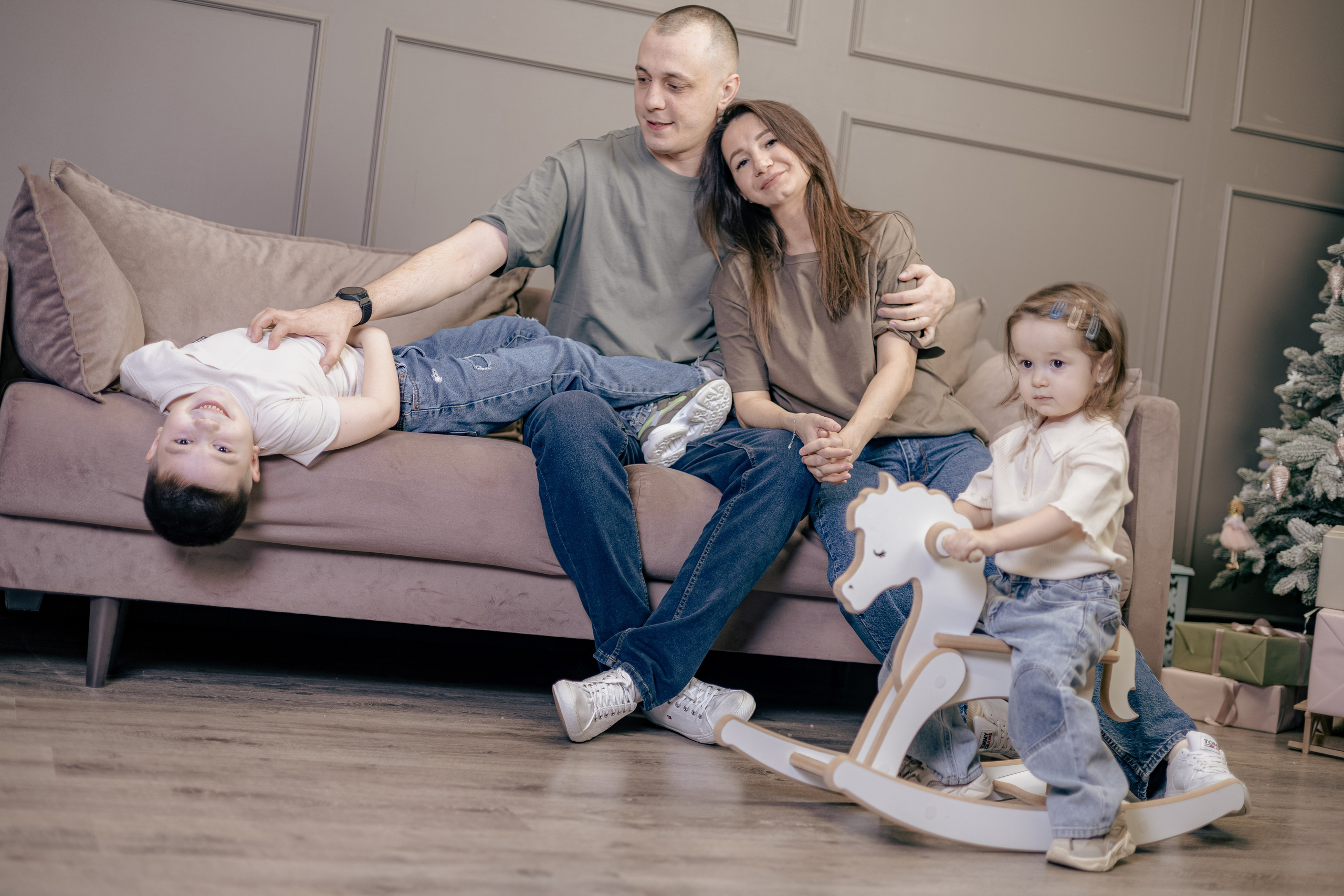 Екатерина, Рустам, Тимур и Адель. Детский и семейный фотограф Евгения Вахнеева Москва Зеленоград