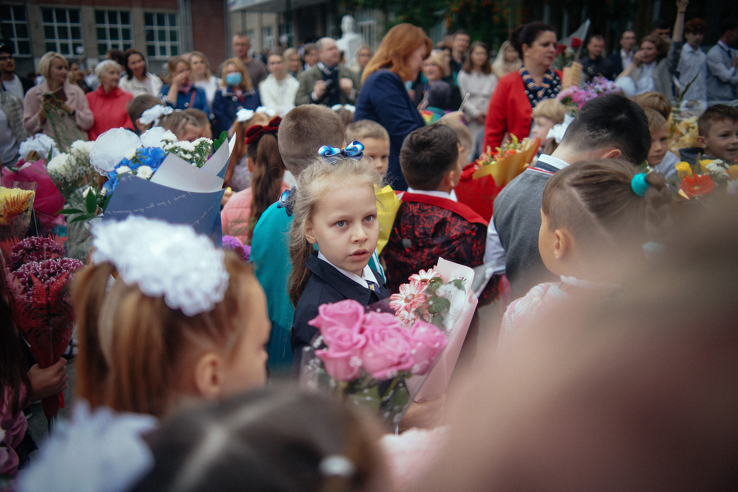 Первый раз в 1-й класс. Репортажный фотограф в Новосибирске. Алексей Гриценко