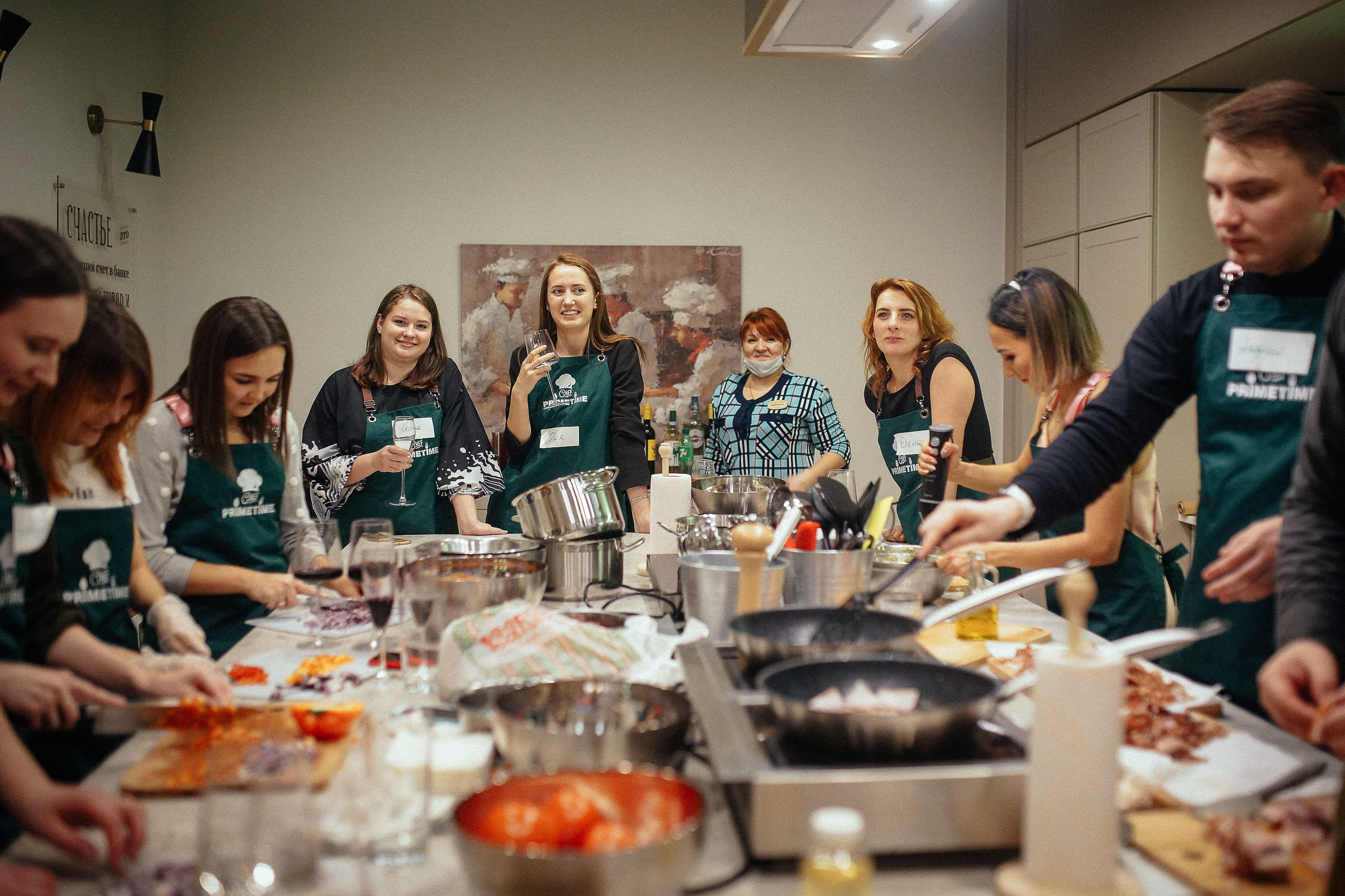 Кулинарный мастер-класс. Репортажный фотограф в Новосибирске. Алексей Гриценко