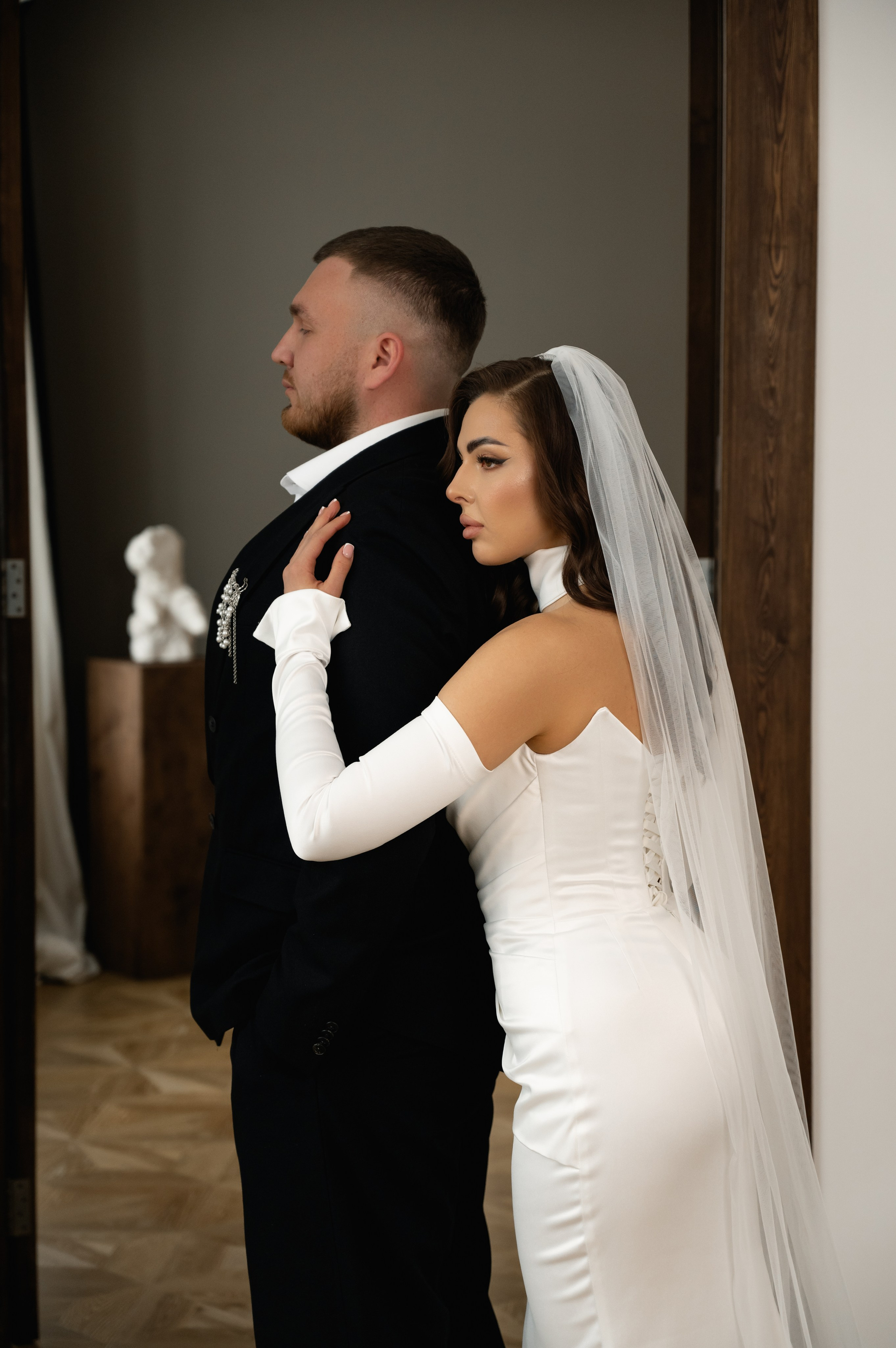 Свадебная фотосессия в студии. Свадебный и семейный фотограф в Краснодаре Алина Мельник