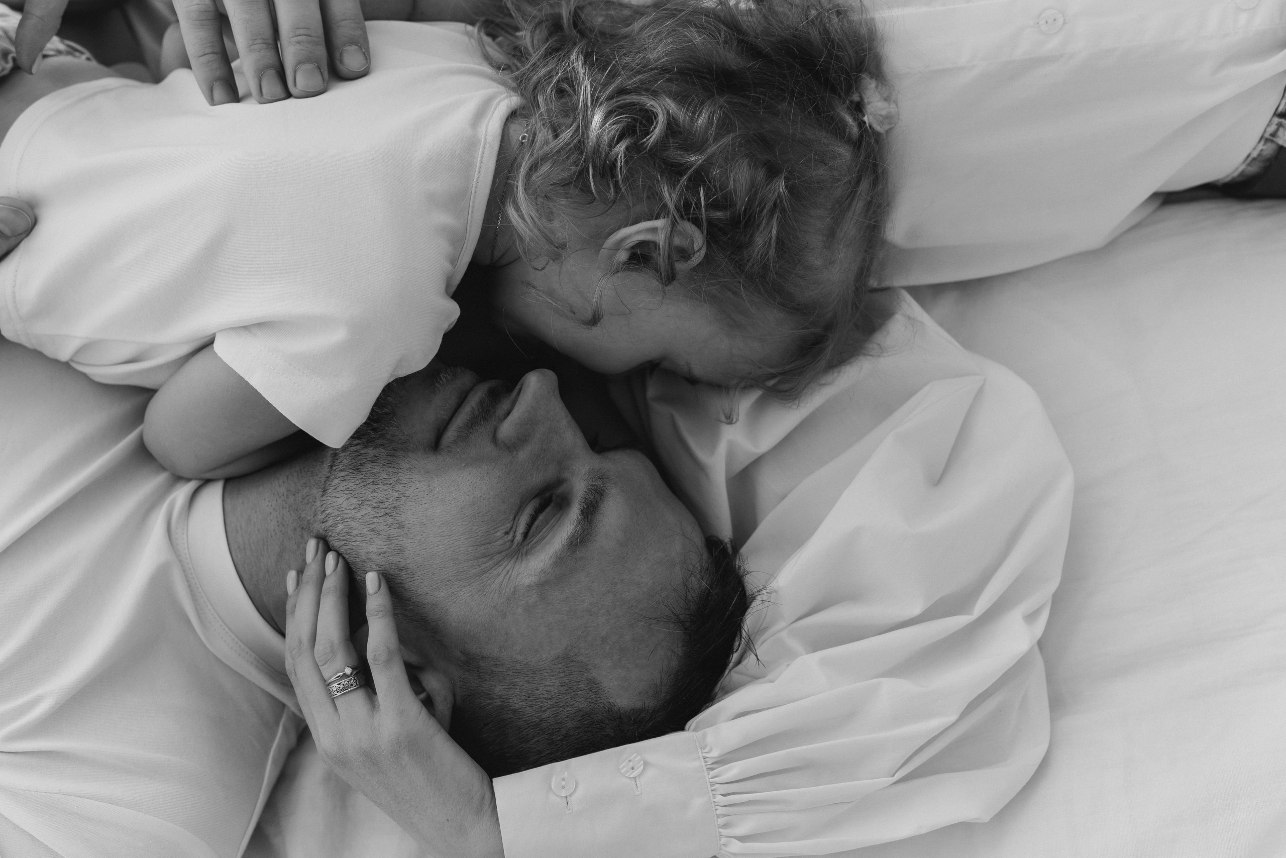 Анна, Андрей и Алиса в студии. Семейный фотограф в Москве Лилия Лебедева