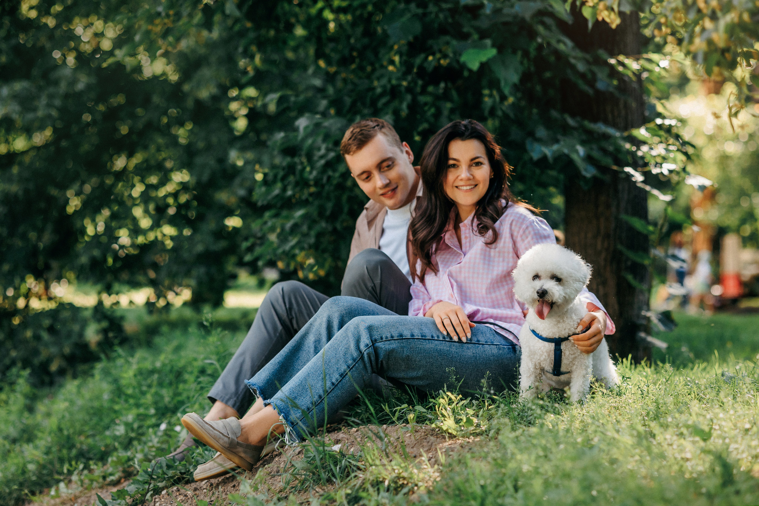 Марина, Данил и Бруно. Фотограф-анималист Елена Радченко, Москва