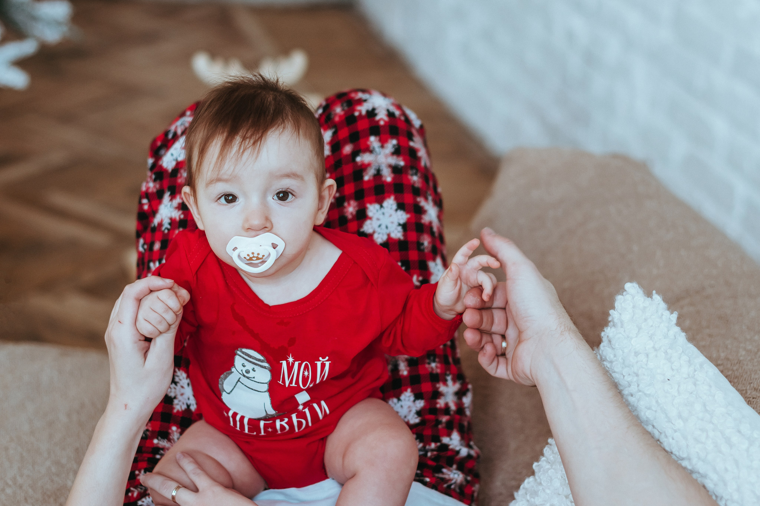 Новогодняя семейная фотосессия Кемерово