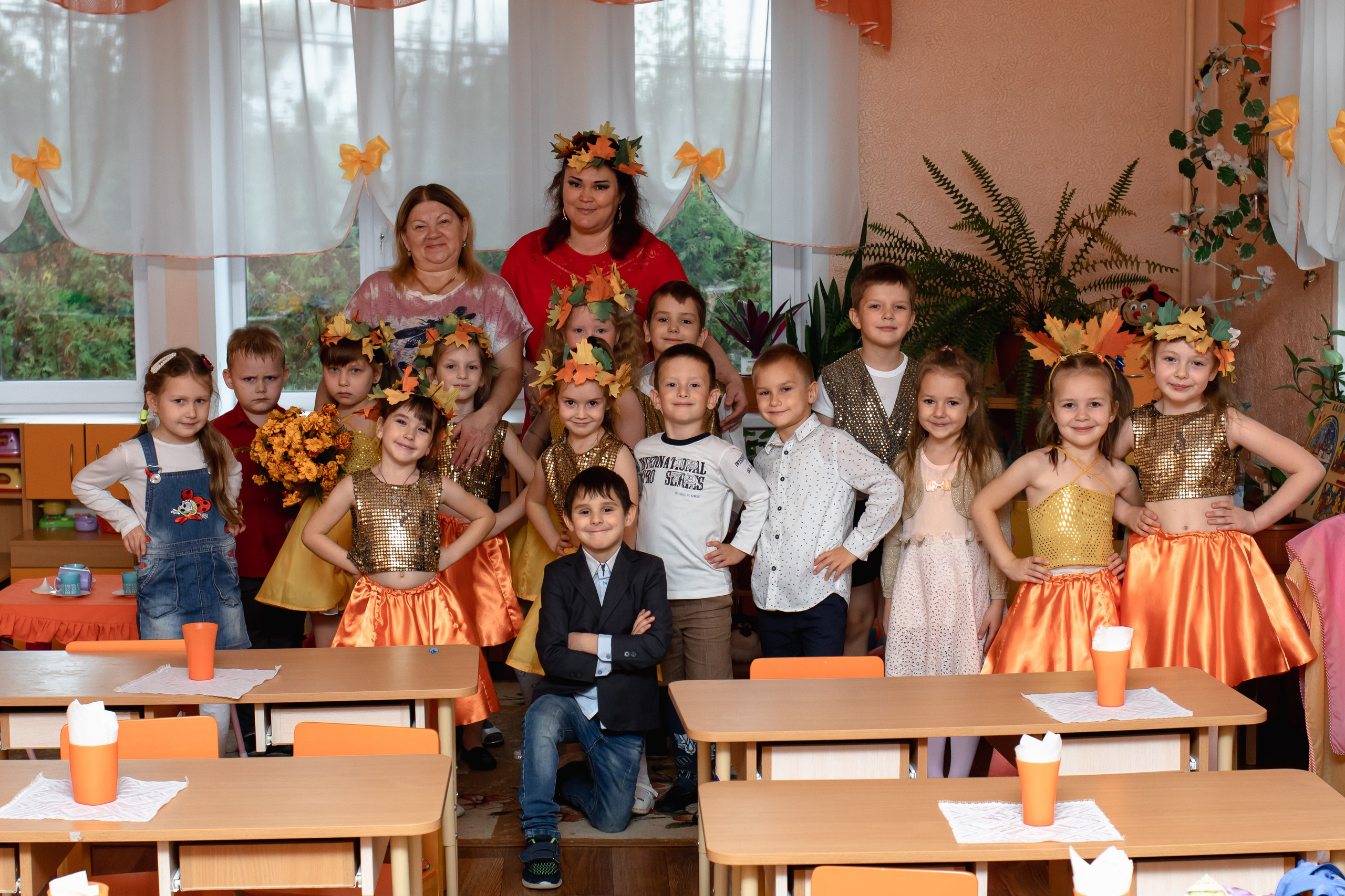 Осенний праздник в детском саду. Маргарита. Семейный фотограф в Минске Приболовец Светлана