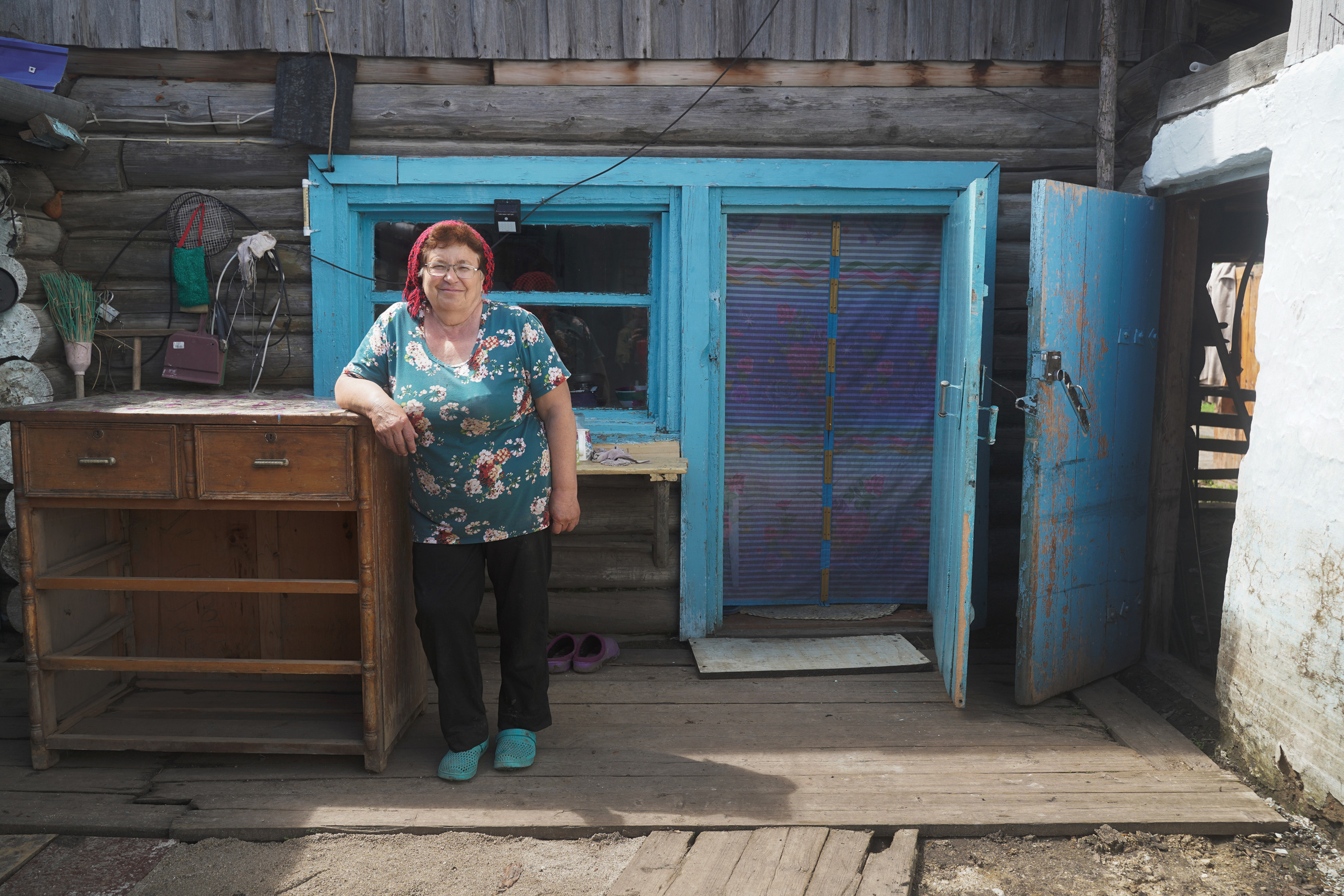 Добровольческий отряд после наводнения в селе Ундино-Поселье, 2021. Андрей Фадеев фото видео Тбилиси