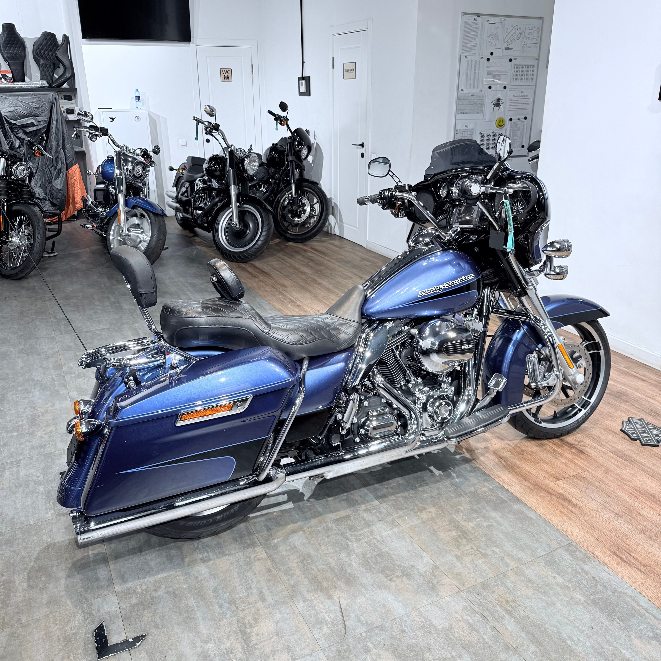 2016 Street Glide 103 Bluе Осеan Vivid Вlack. Hello Davidson, Москва. Только хорошие мотоциклы…