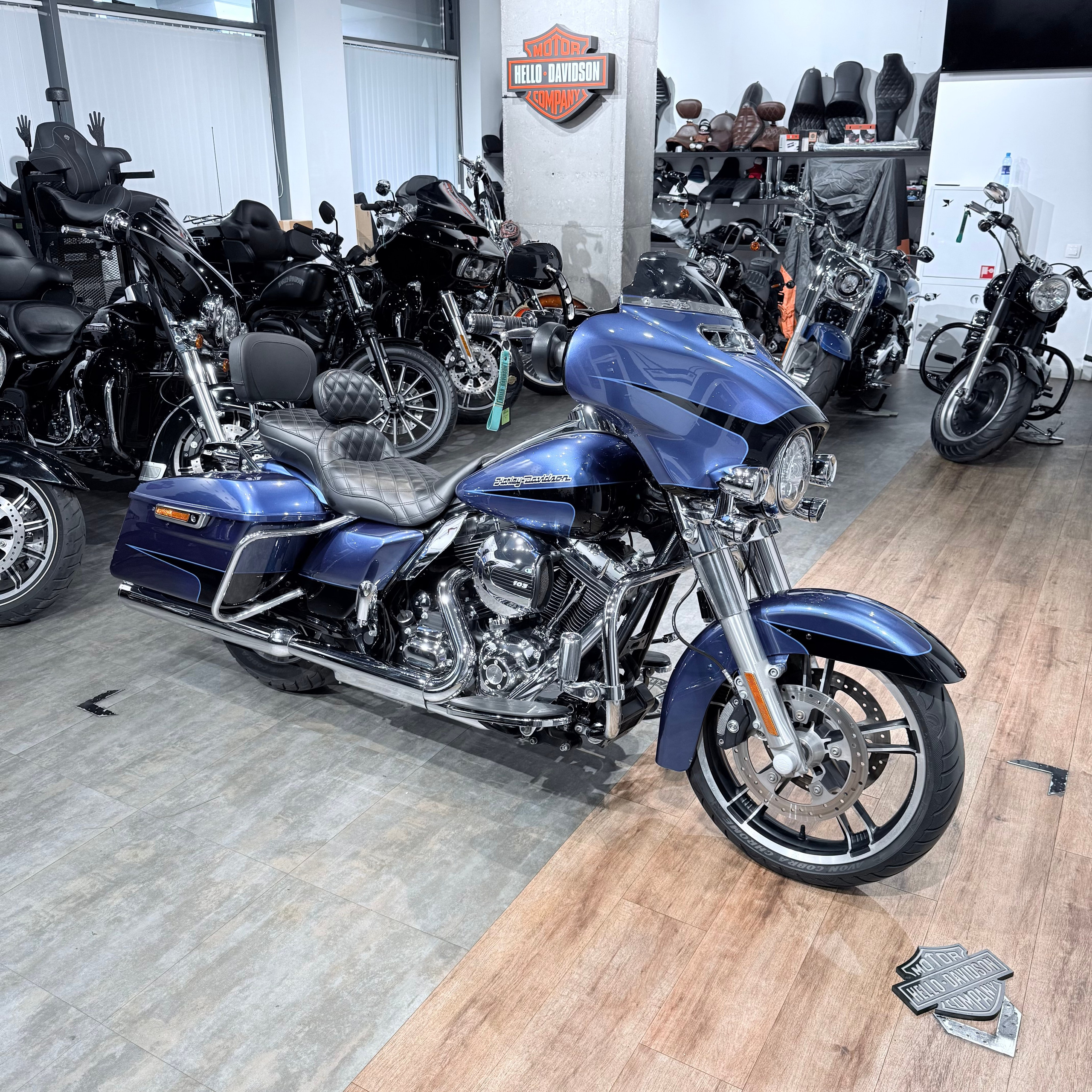 2016 Street Glide 103 Bluе Осеan Vivid Вlack. Hello Davidson, Москва. Только хорошие мотоциклы…