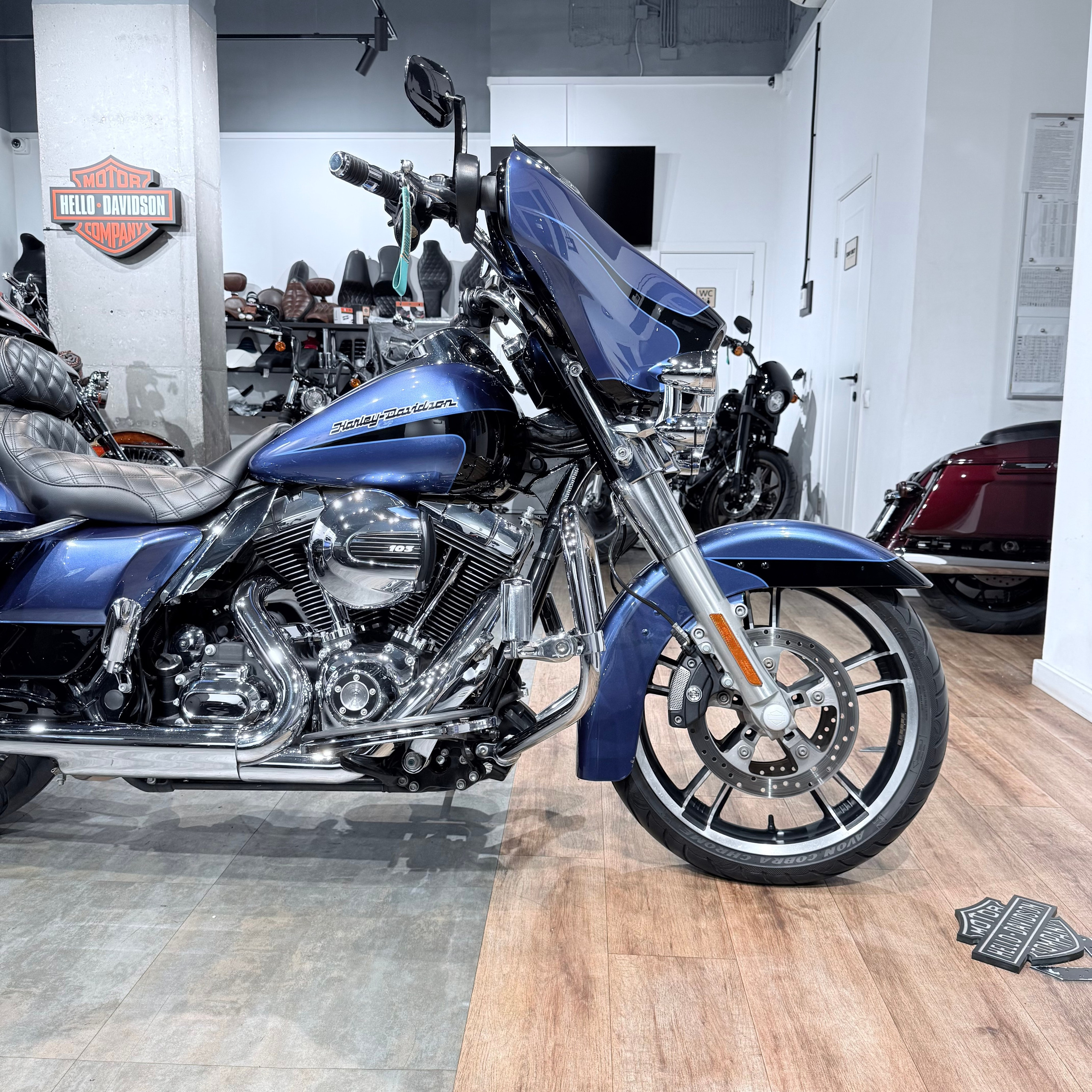 2016 Street Glide 103 Bluе Осеan Vivid Вlack. Hello Davidson, Москва. Только хорошие мотоциклы…