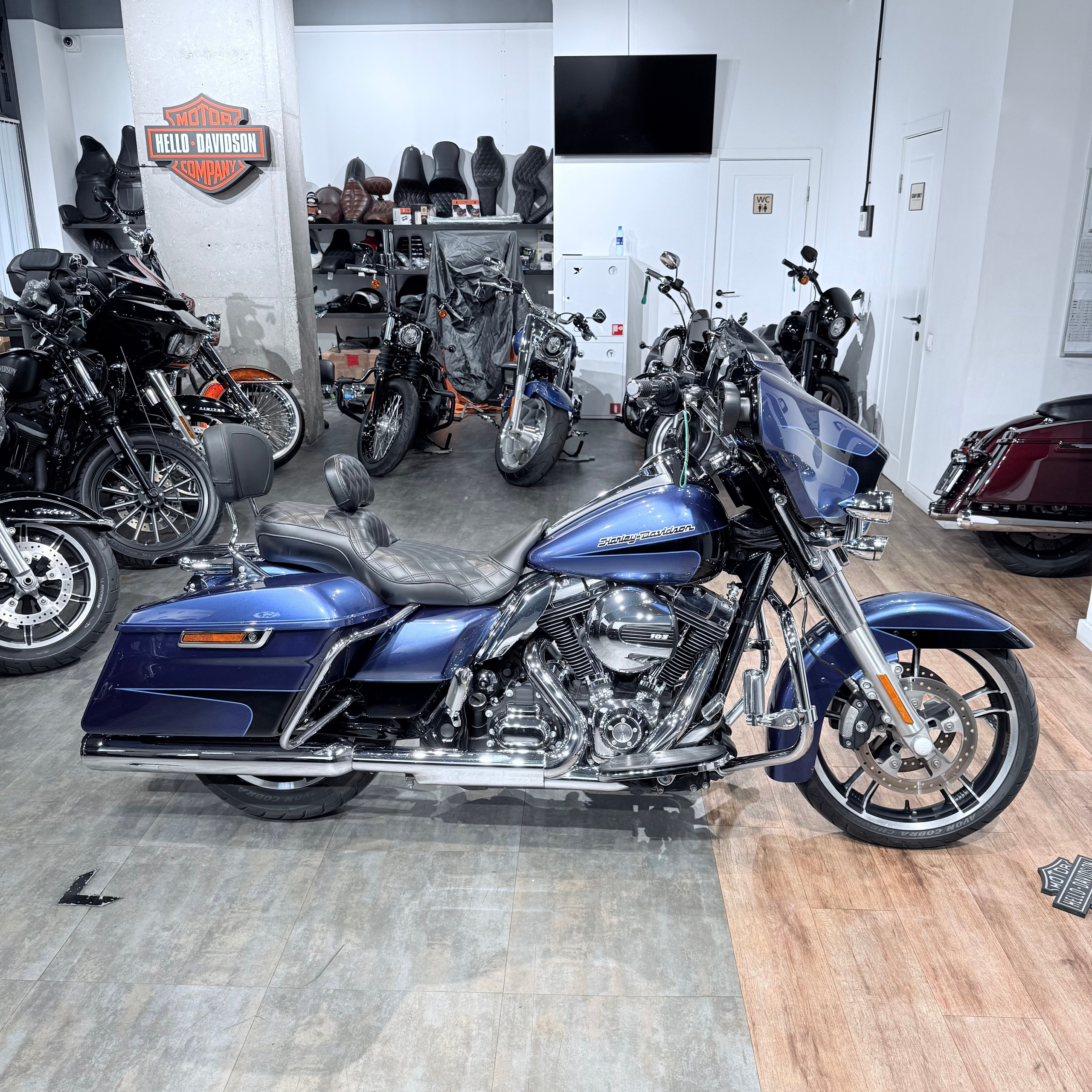 2016 Street Glide 103 Bluе Осеan Vivid Вlack. Hello Davidson, Москва. Только хорошие мотоциклы…