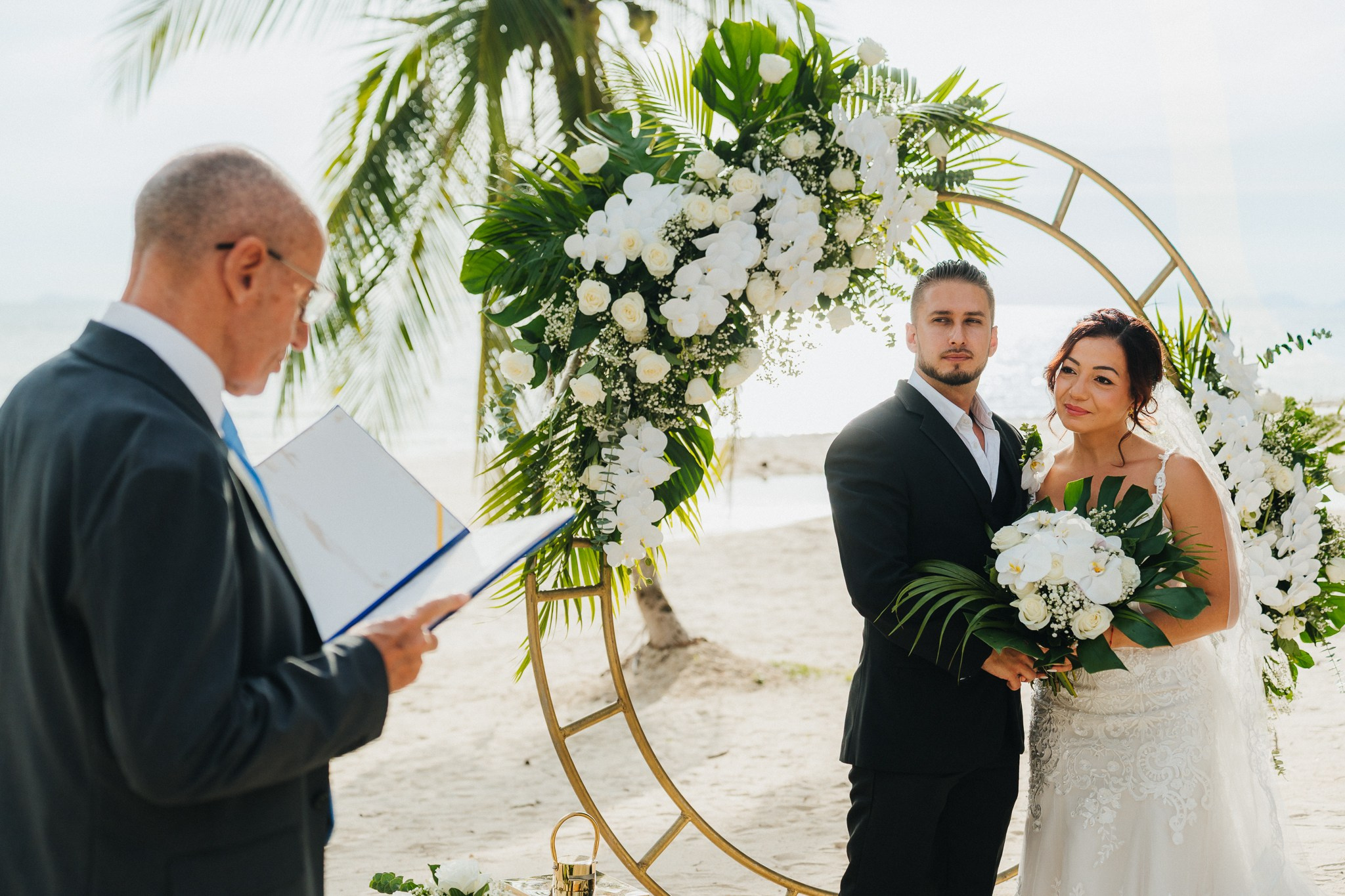Family Beach Wedding in Koh Samui, Thailand | Just for 2 with Kids