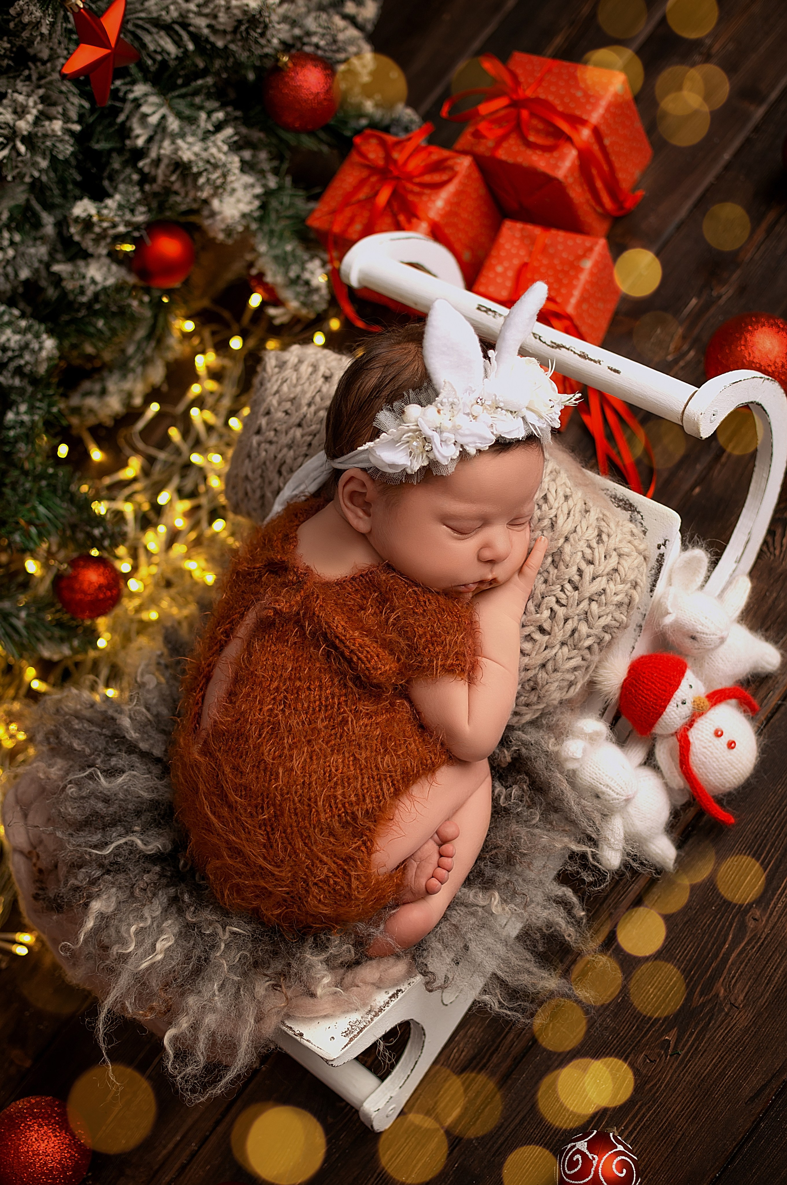 Вероника 14 дней. Фотограф новорожденных Краснодар Малышенко Надежда