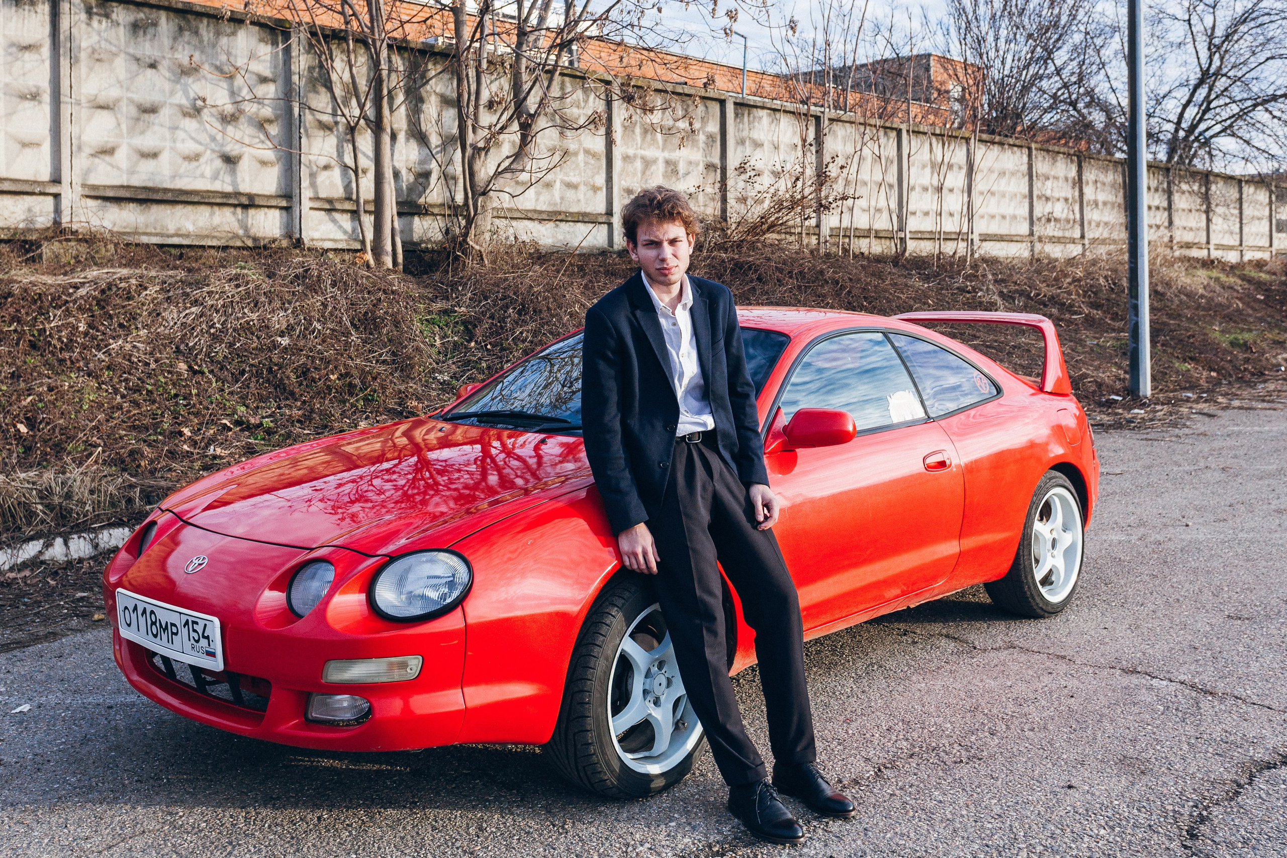 Имиджевая съемка с машиной. Фотограф Денис Денисов