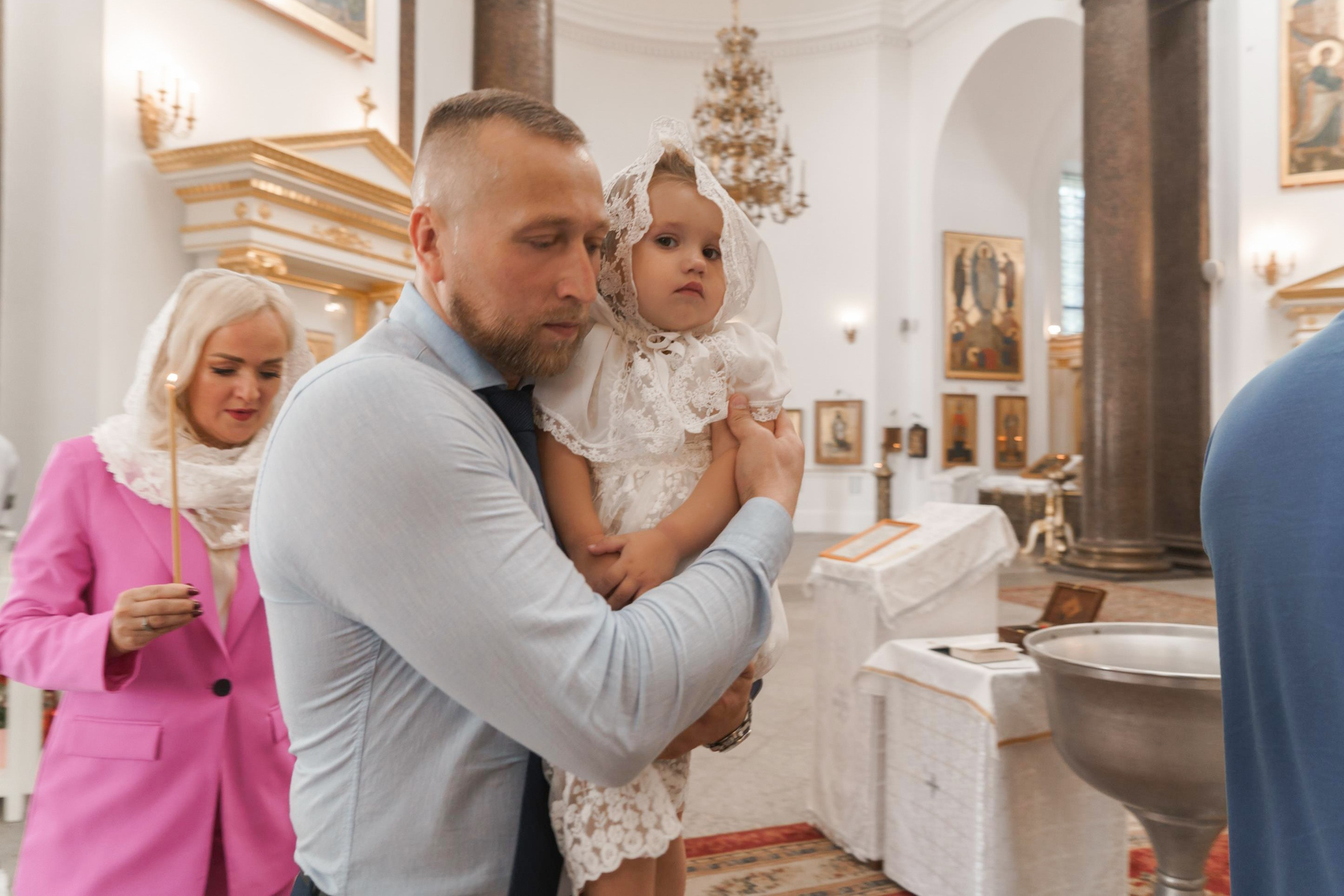 Софийский собор в г. Пушкин, крещение Евы. Контент- фотограф, рилсмейкер в Санкт- Петербурге Елена Грие