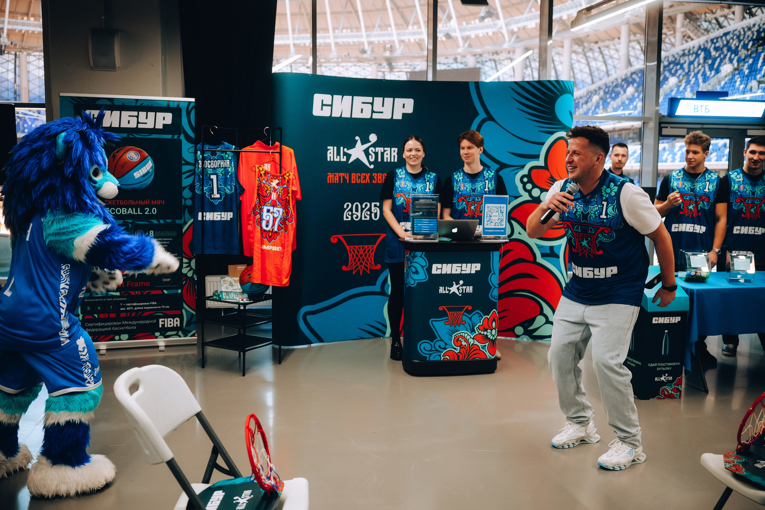 Сибур на Матче Всех Звезд 2025 Единой Лиги ВТБ. Фотограф и видеограф Мария Банщикова, Солнечногорск, Москва