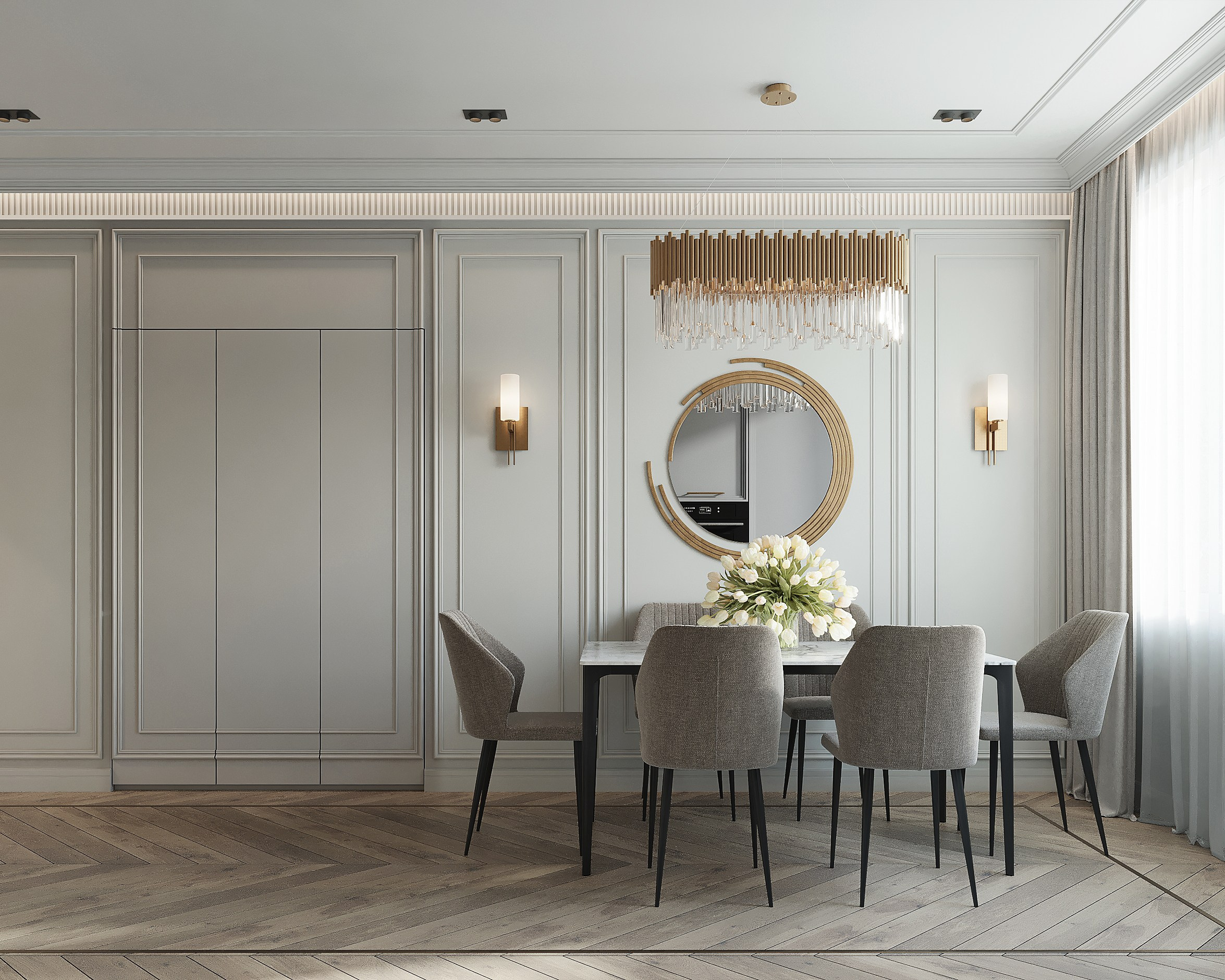 ЖК «REMIZOVKA», 156 м2/3. Room Design Studio