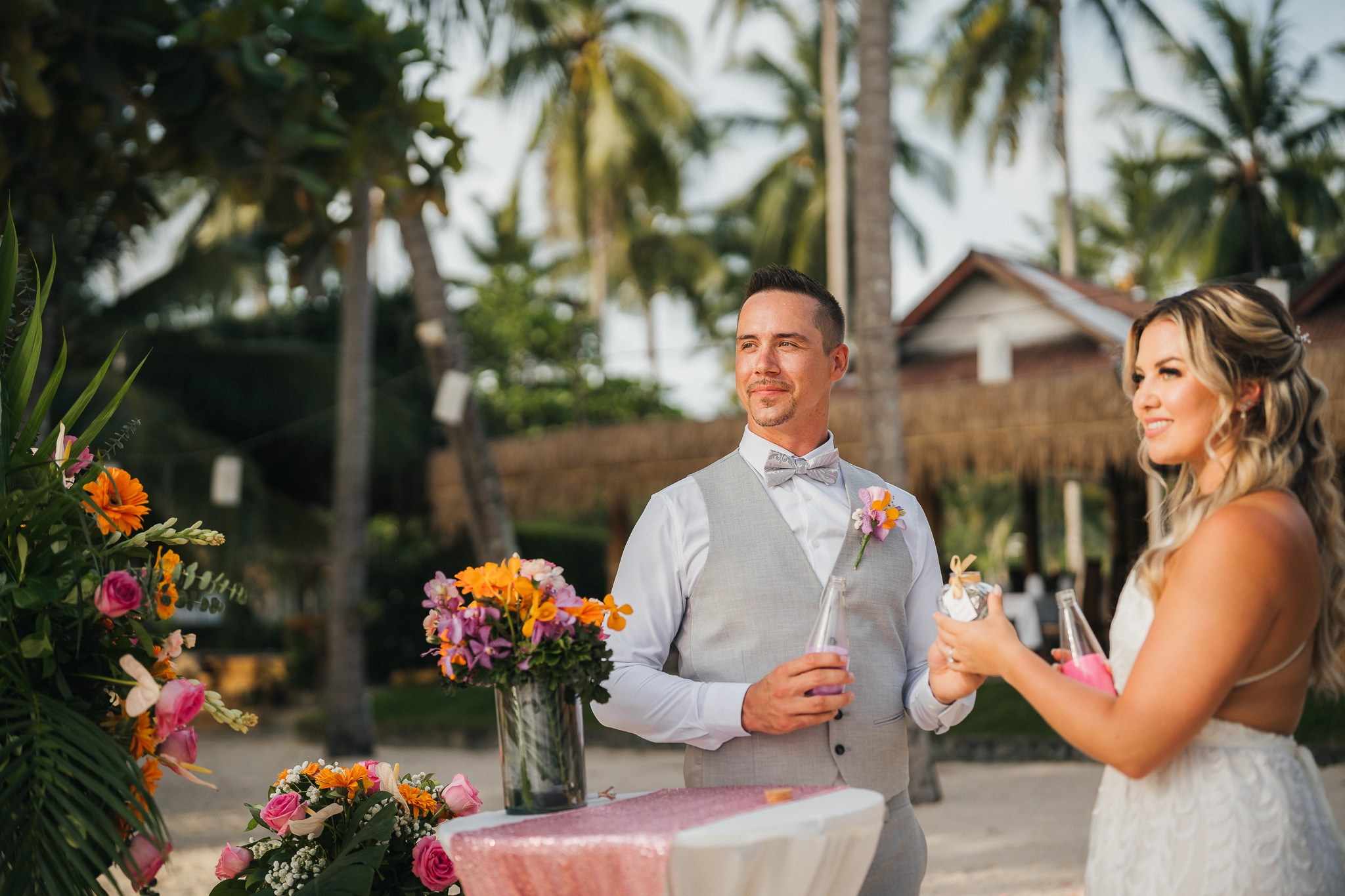Andrew and Ashley 15.04.2025. Mariage à Koh Samui, en Thaïlande. Whatsapp: +66 94 3 650 301
