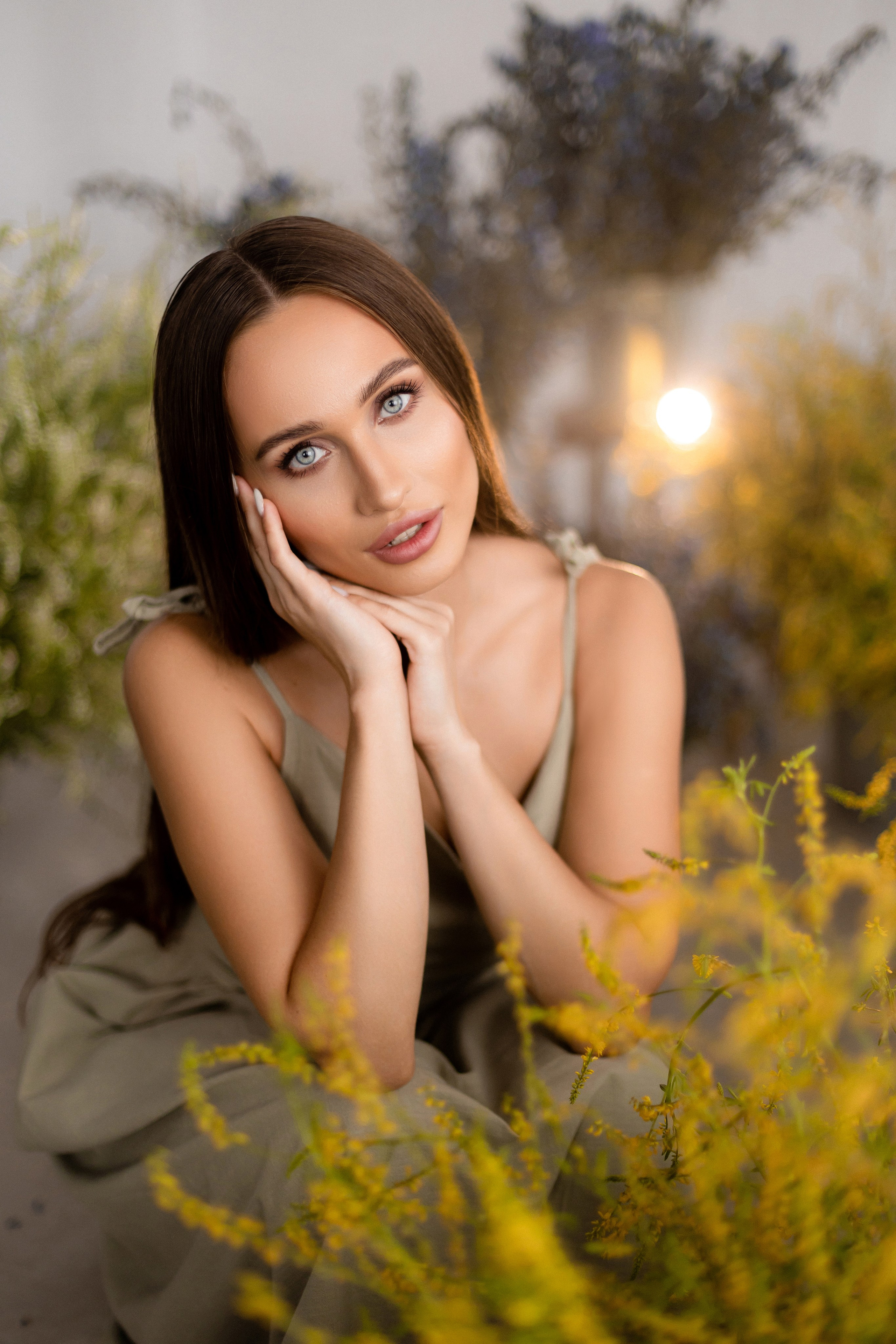 Анастасия, съёмка в полевых цветах. Свадебный и портретный фотограф в Миассе Филиппенко Дарья