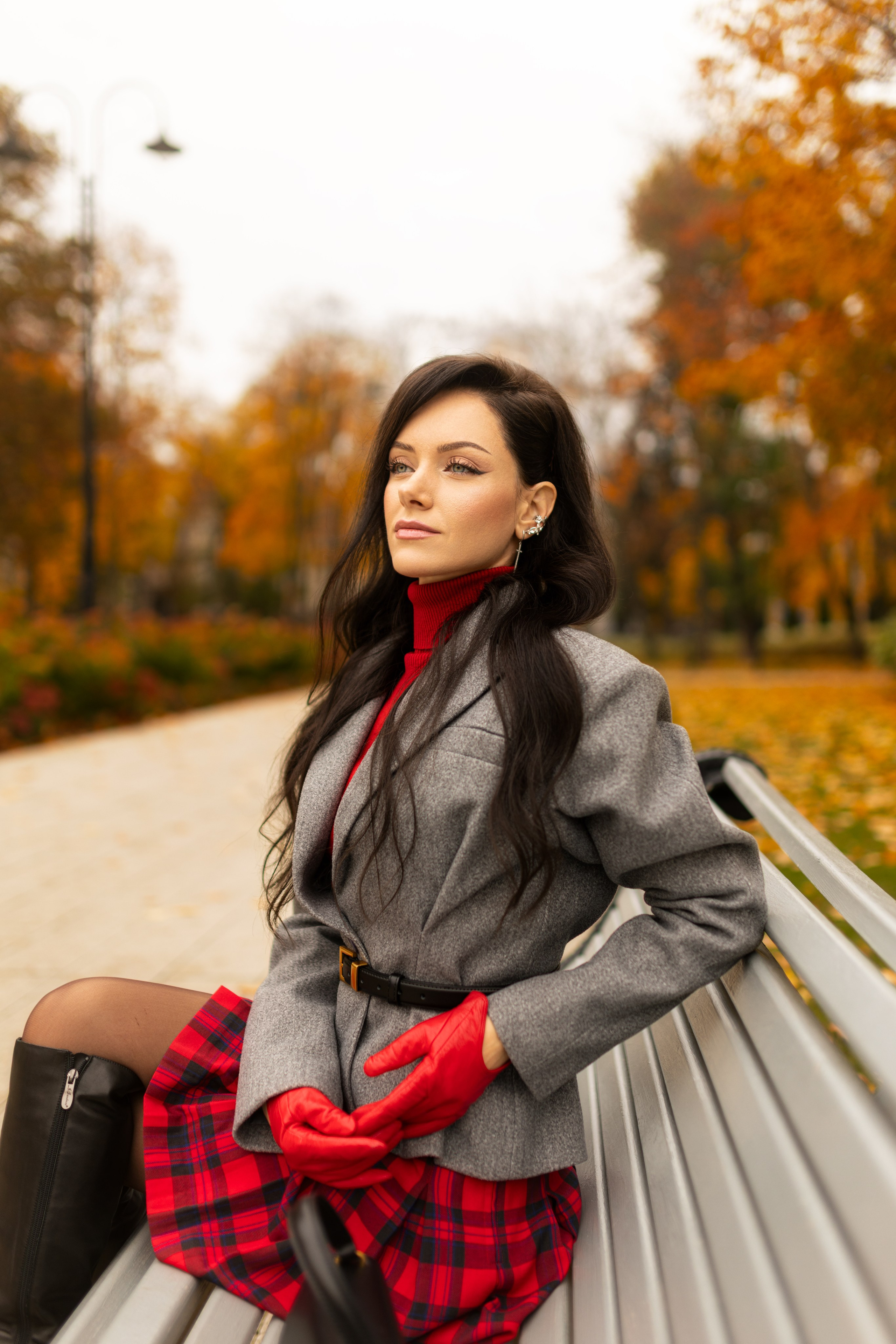 Фотосет с Екатериной в парке на осеннюю тему для «себя»