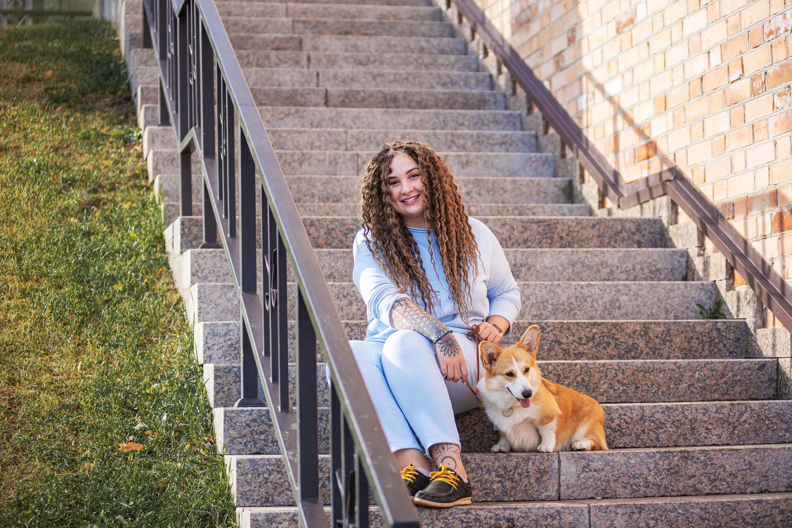 Ася и Плюша. Дог-фотограф в Тюмени Александра Королева