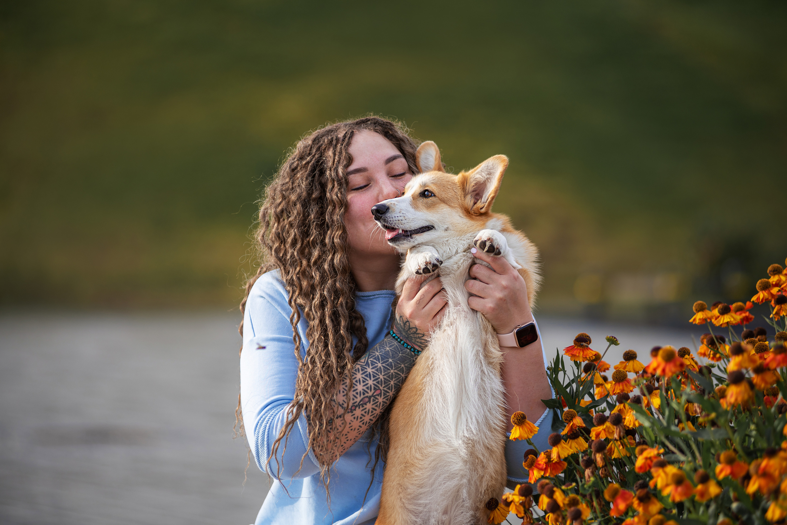 Ася и Плюша. Дог-фотограф в Тюмени Александра Королева