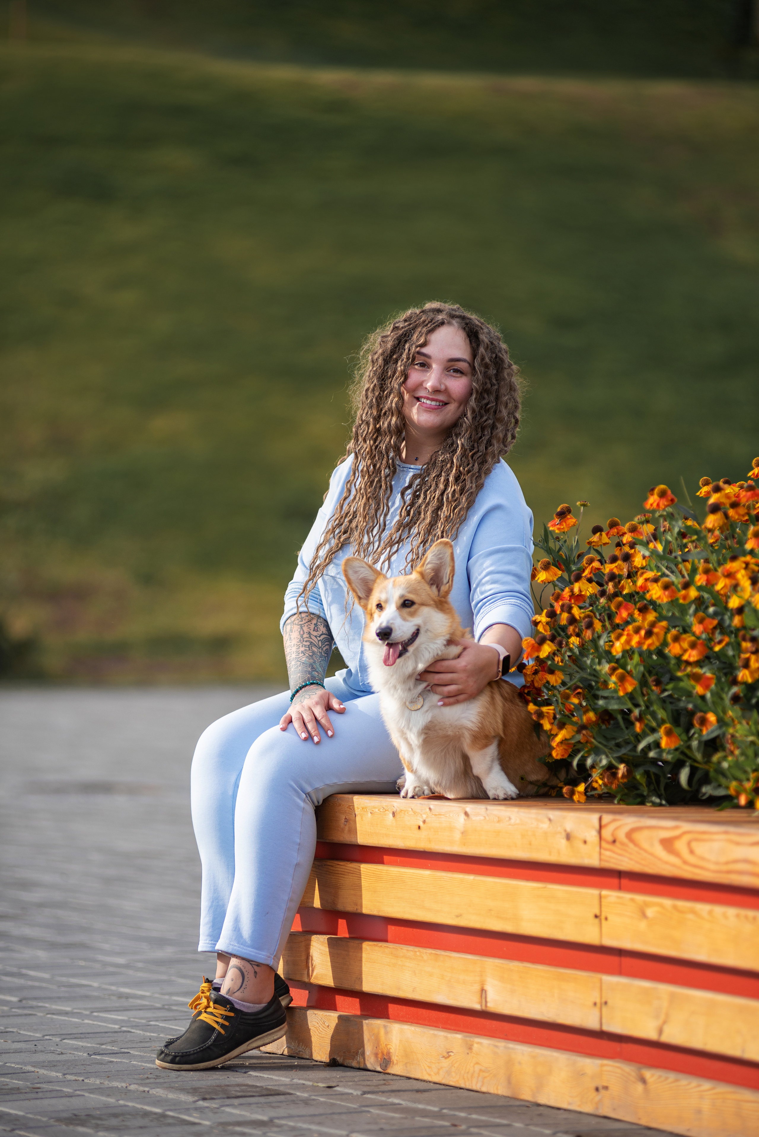 Ася и Плюша. Дог-фотограф в Тюмени Александра Королева