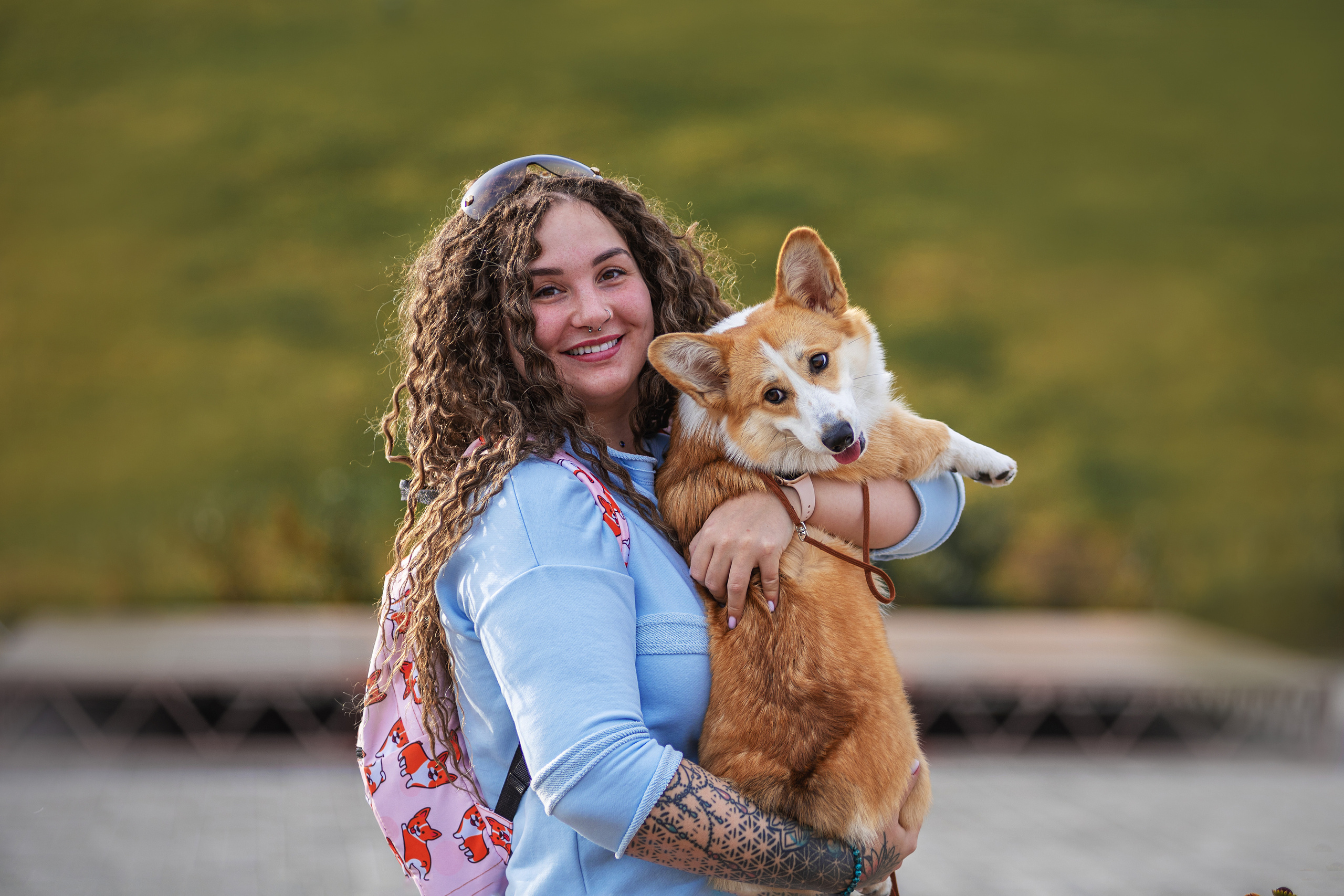 Ася и Плюша. Дог-фотограф в Тюмени Александра Королева