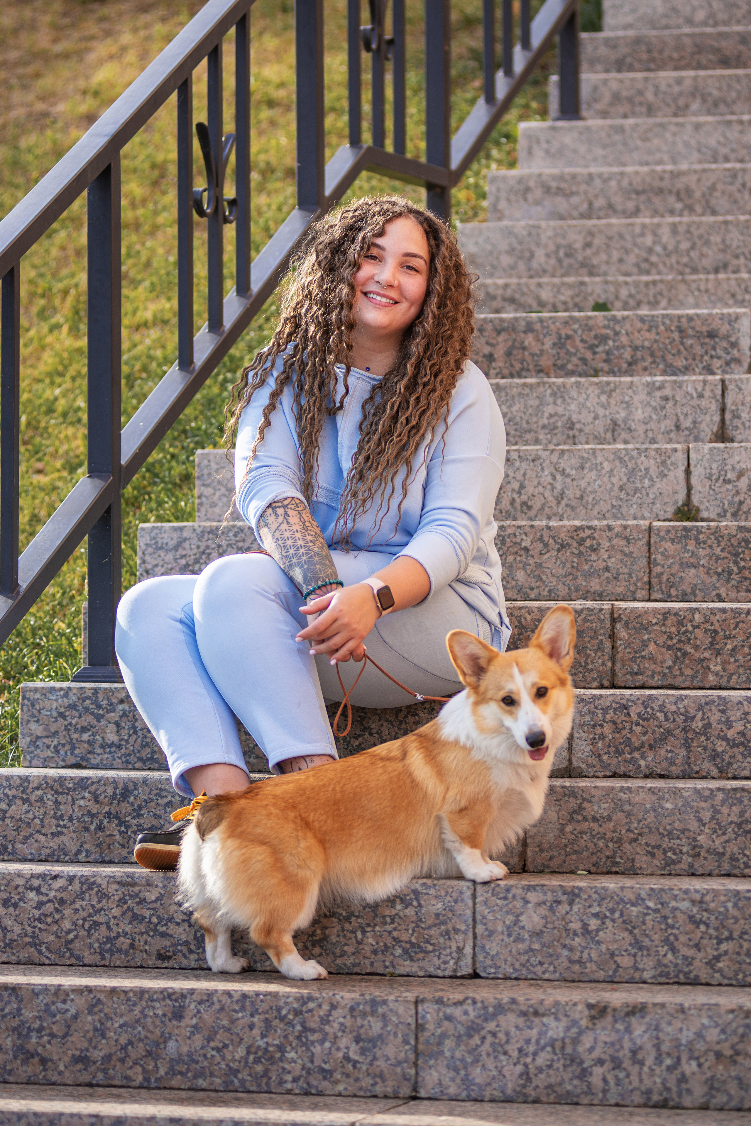 Ася и Плюша. Дог-фотограф в Тюмени Александра Королева