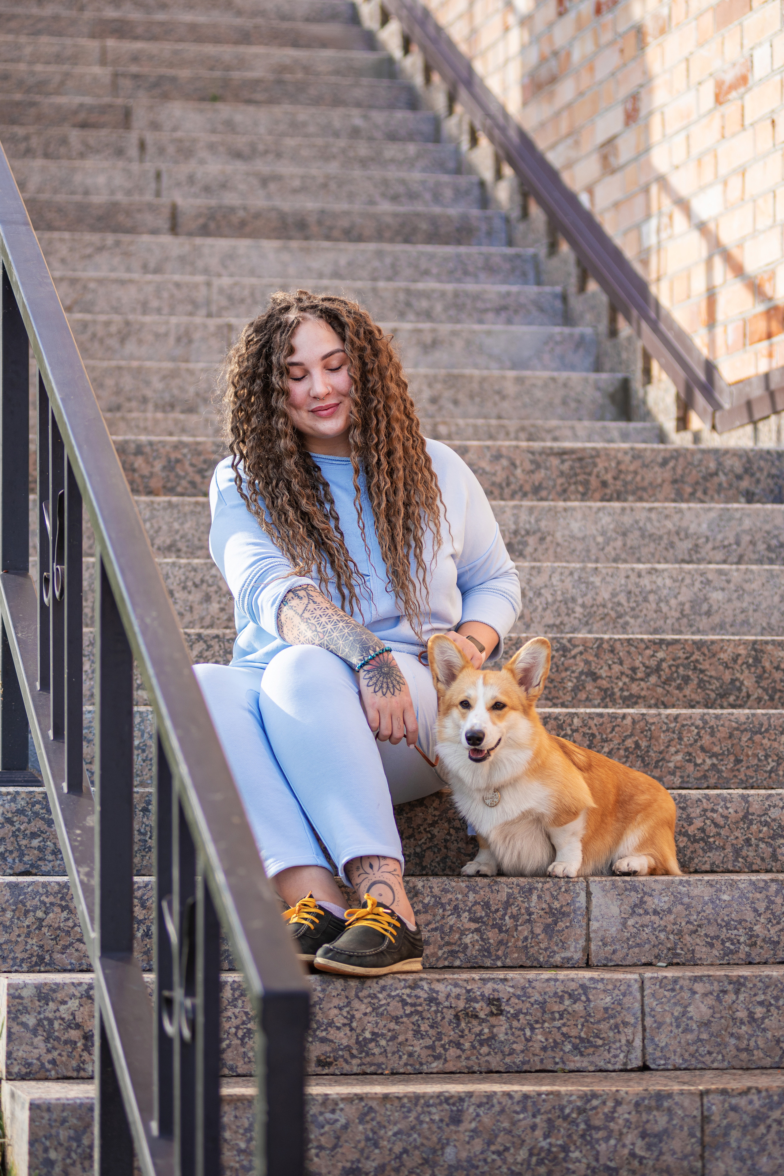 Ася и Плюша. Дог-фотограф в Тюмени Александра Королева