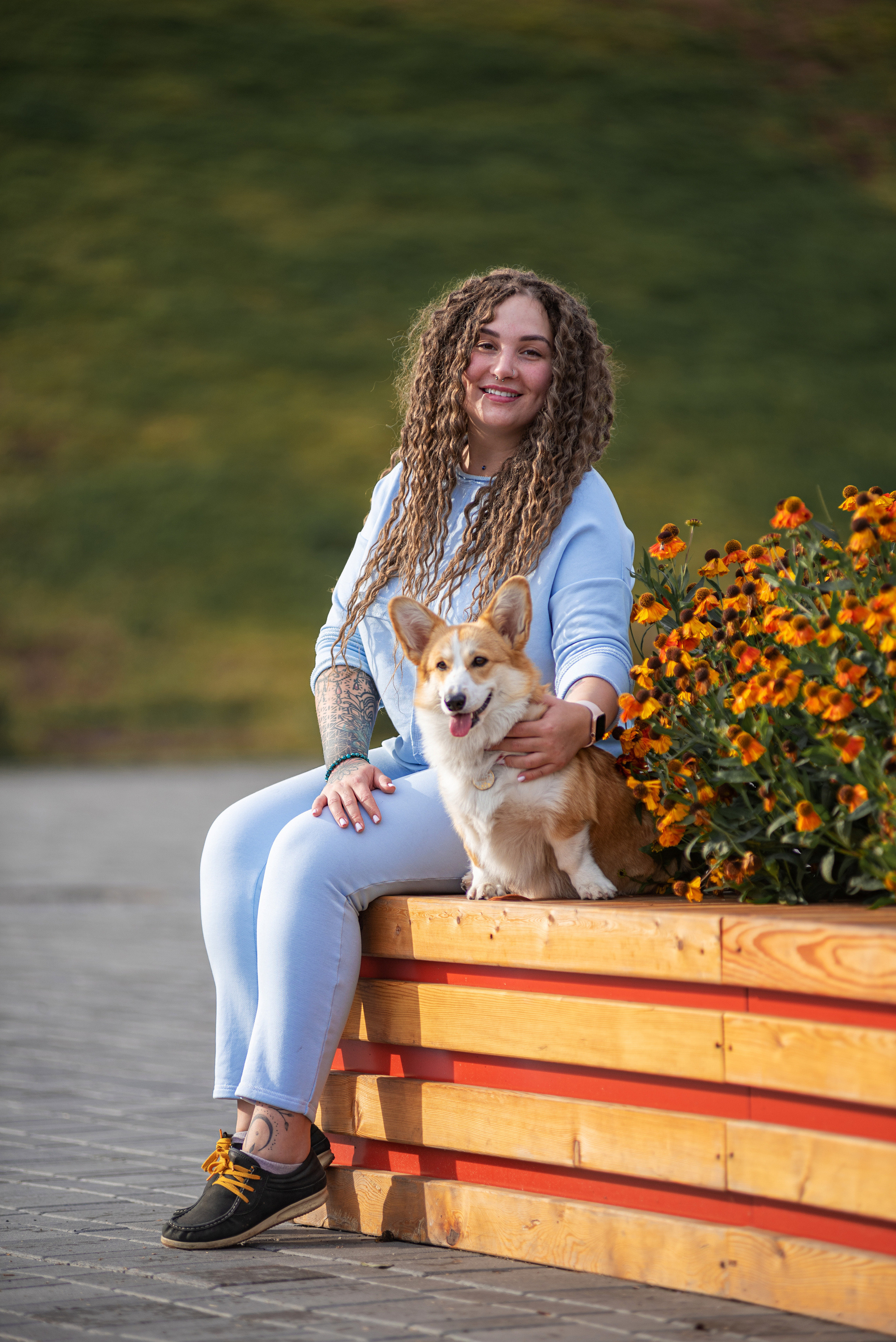 Ася и Плюша. Дог-фотограф в Тюмени Александра Королева