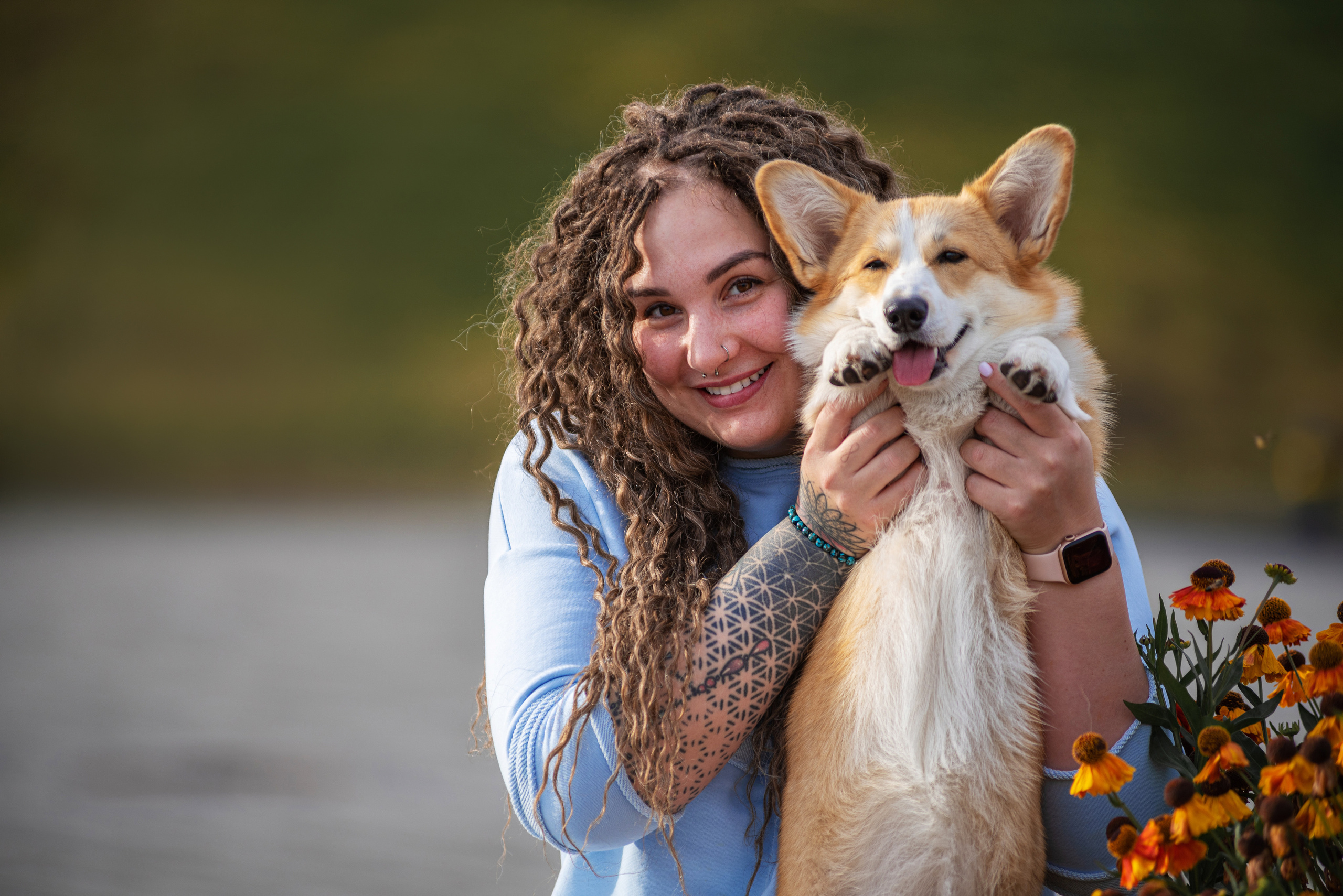 Ася и Плюша. Дог-фотограф в Тюмени Александра Королева