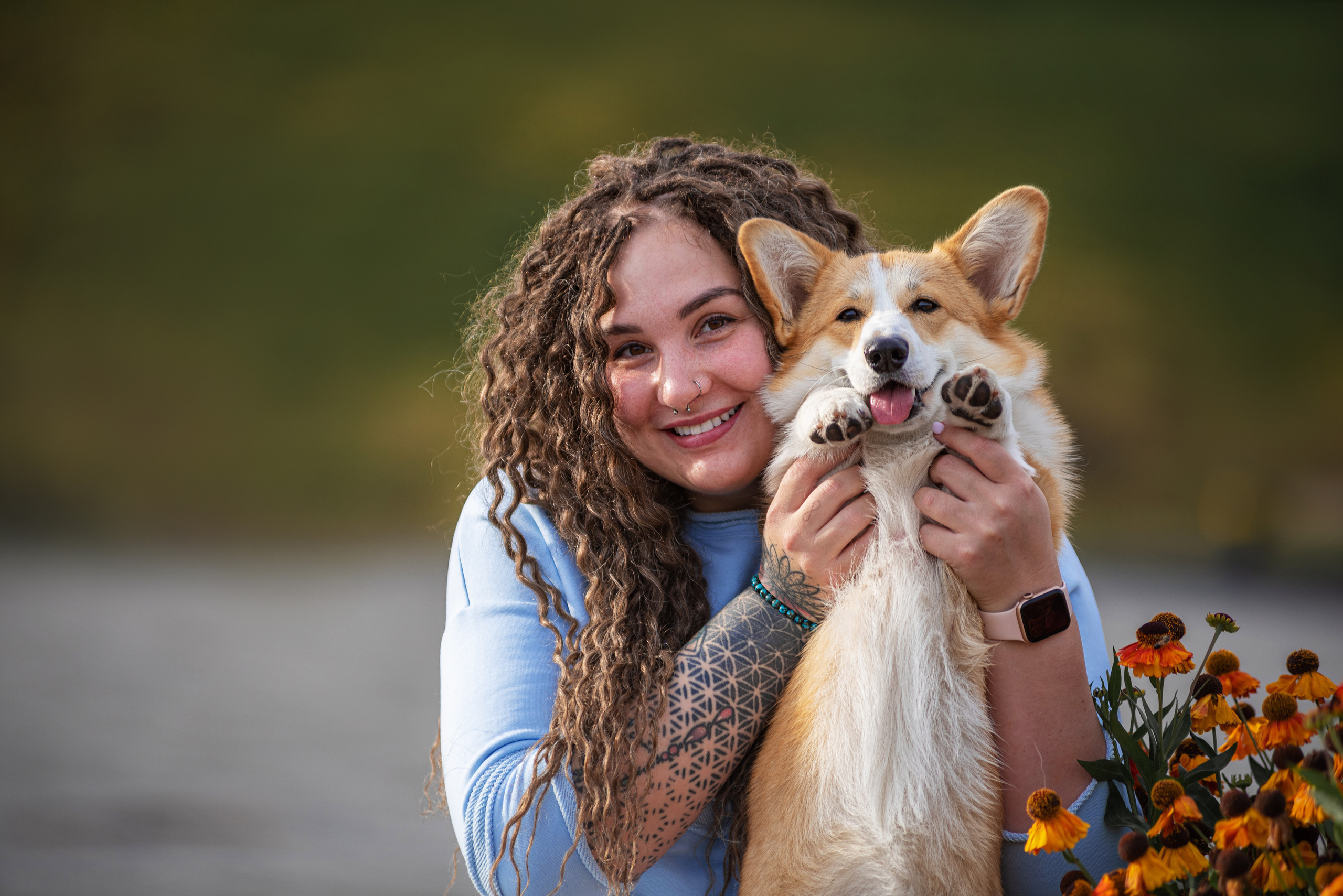 Ася и Плюша. Дог-фотограф в Тюмени Александра Королева