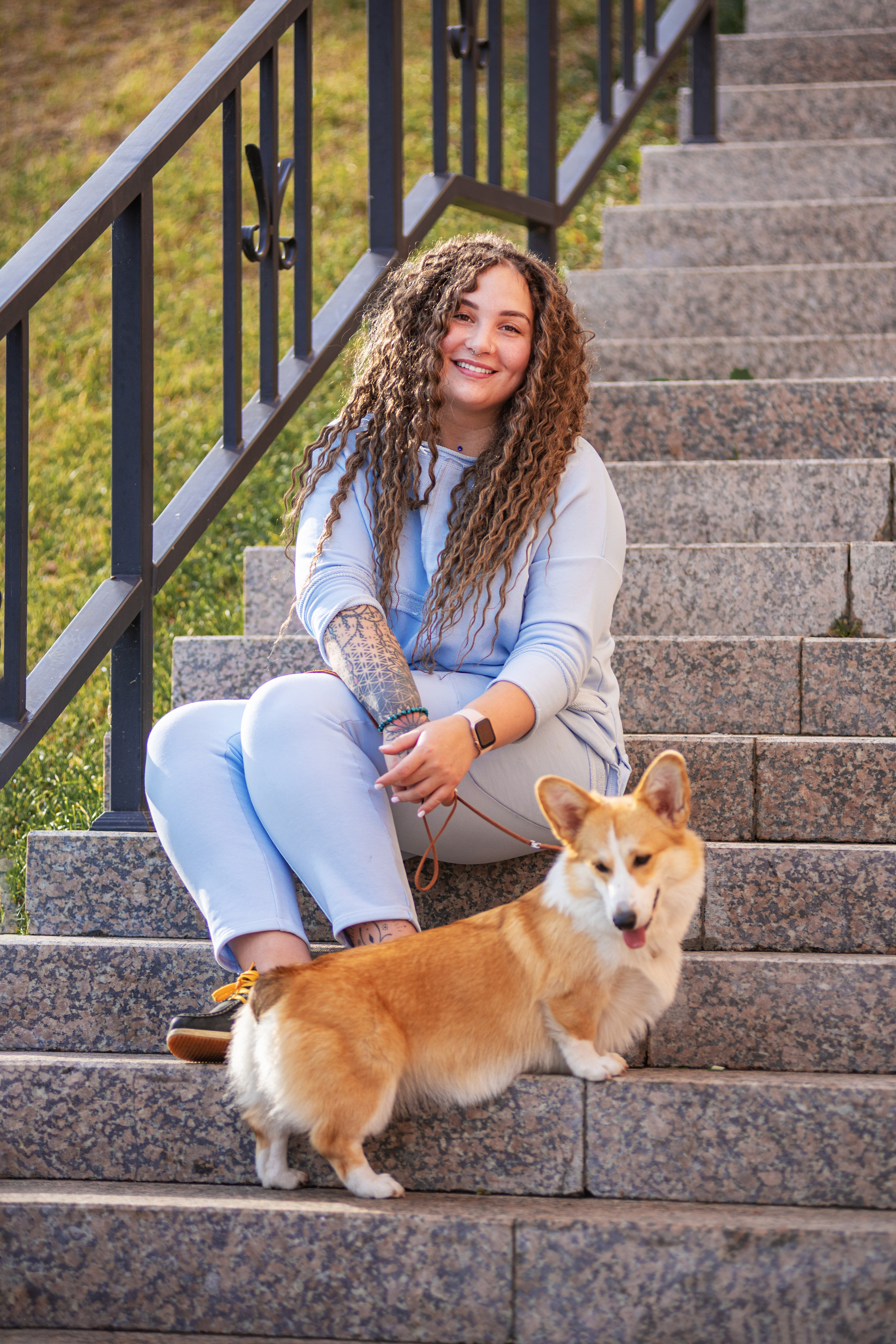 Ася и Плюша. Дог-фотограф в Тюмени Александра Королева