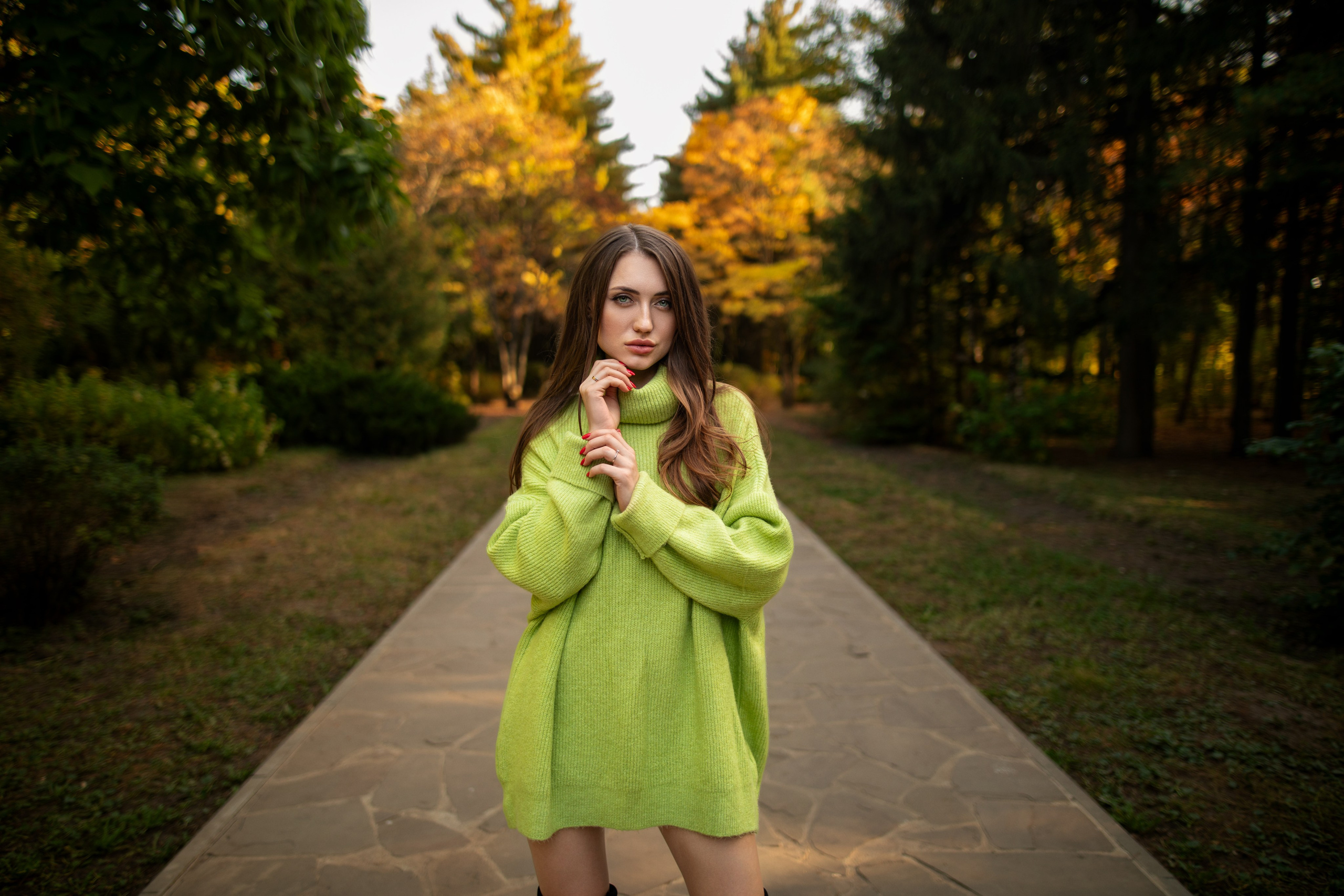 Осенняя съемка с Анастасией в парке в формате для «себя»
