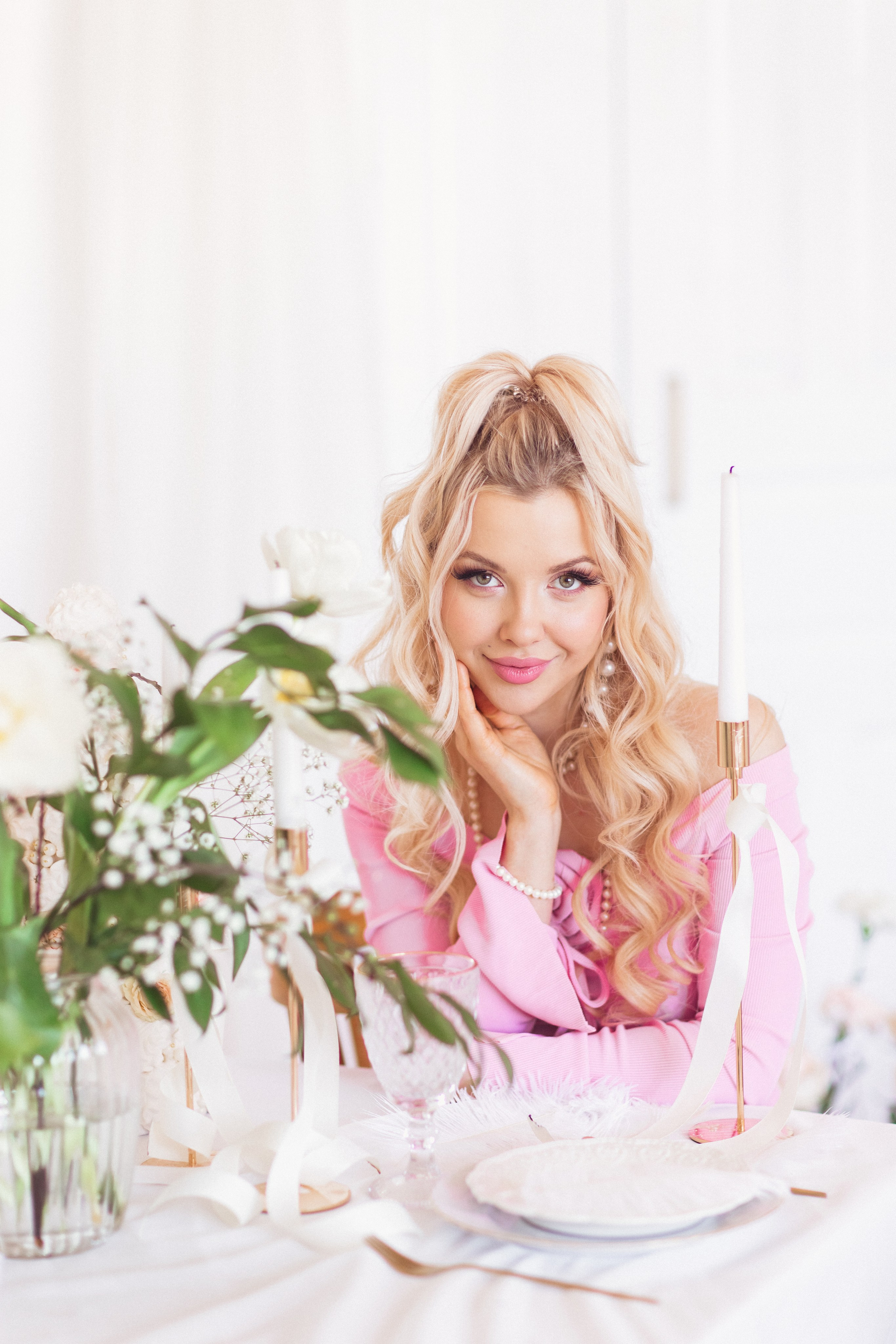 Фотосессия с живыми цветами в фотостудии г. Краснодар. Семейный и детский фотограф в Краснодаре Анна Трашкова