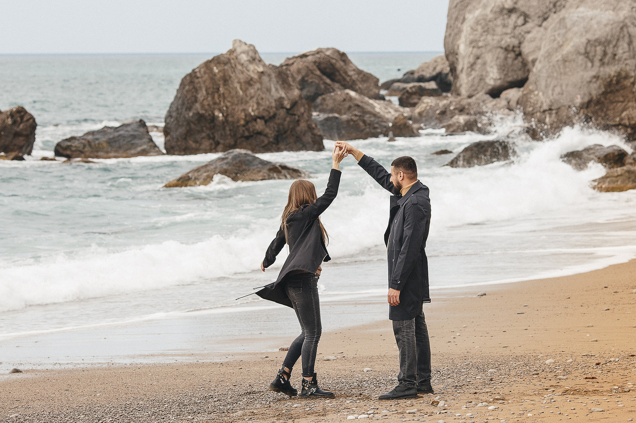 Ремзи и Саша, весна в Крыму. Семейный фотограф в Москве Марина Петра