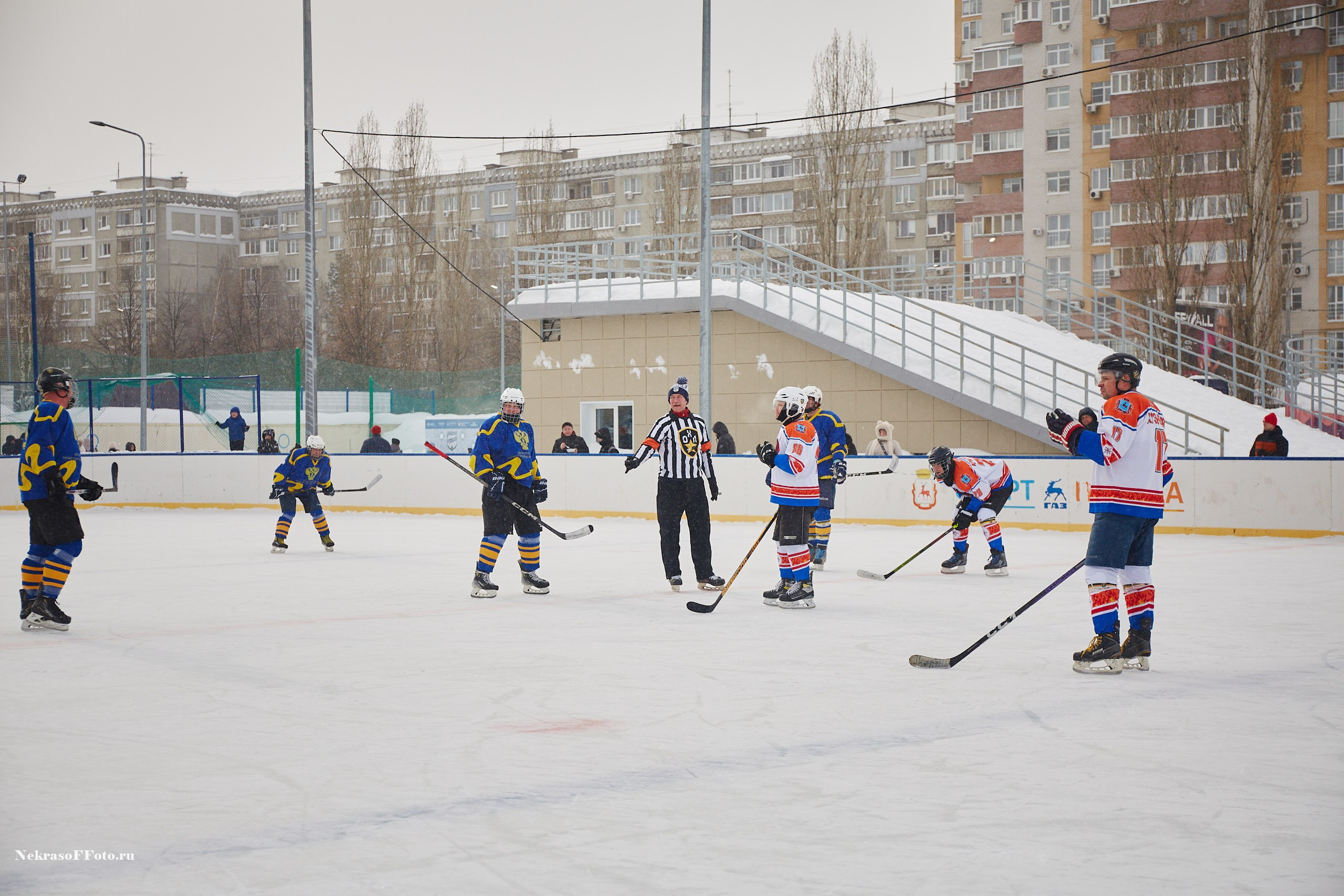 Турнир по хоккею «Русская классика» в рамках Офицерской хоккейной лиги. Спортивный фотограф Некрасов Денис