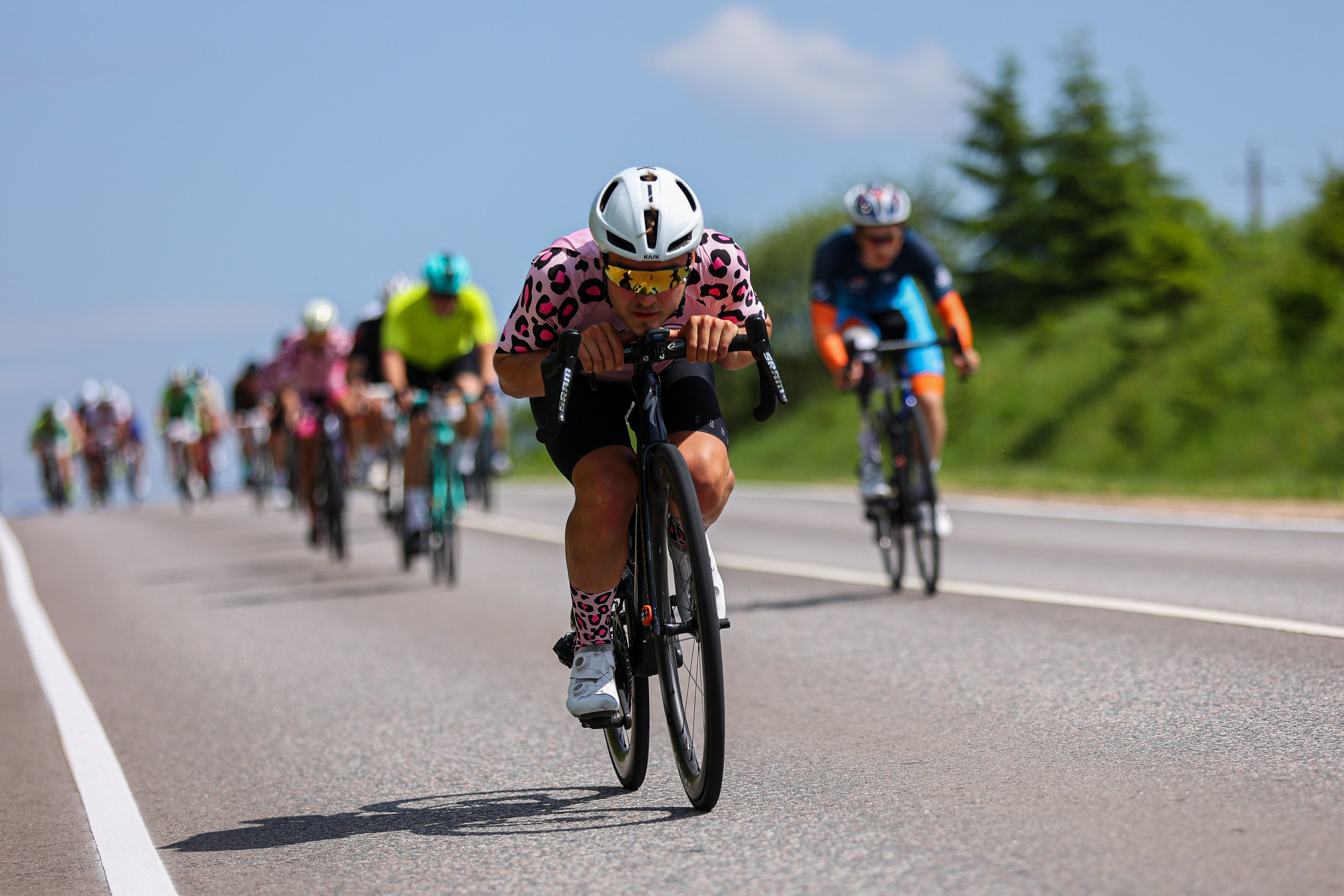 Шоссейные велогонки. Спортивный фотограф Денис Веселов в Нижнем Новгороде