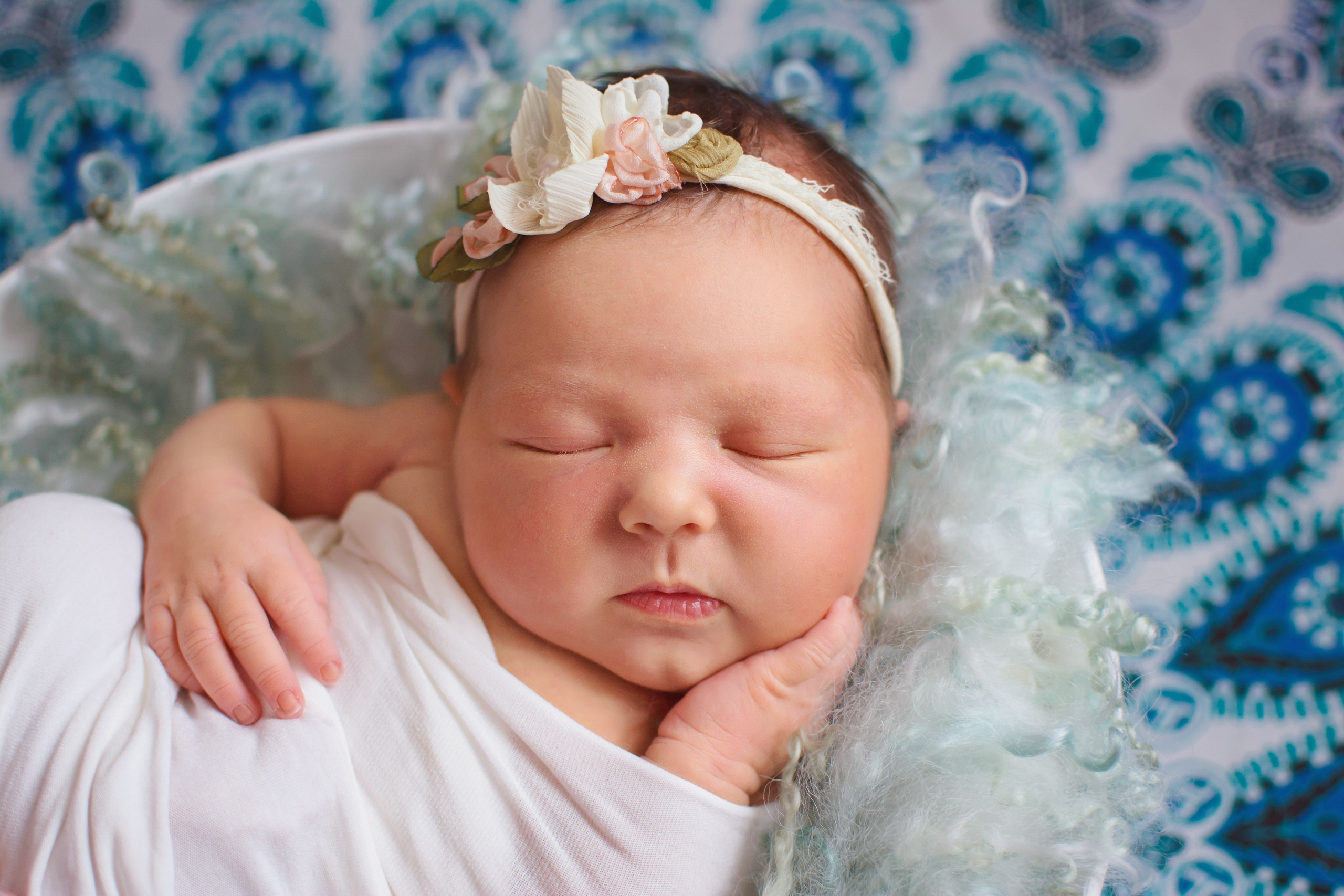 Идеи съёмки новорожденной девочки