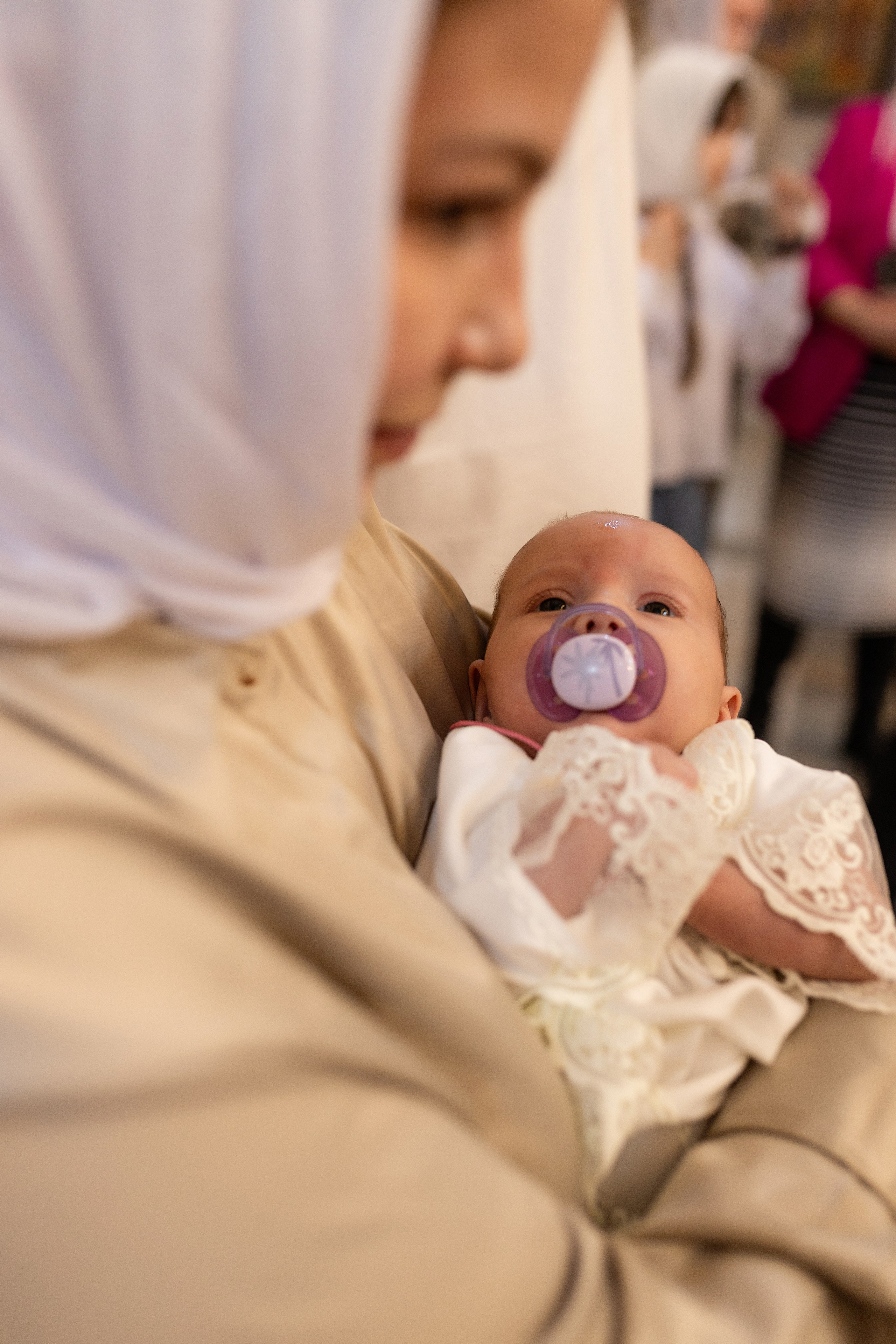 Таинство крещения Алисы. Фотограф в Железнодорожном и Балашихе