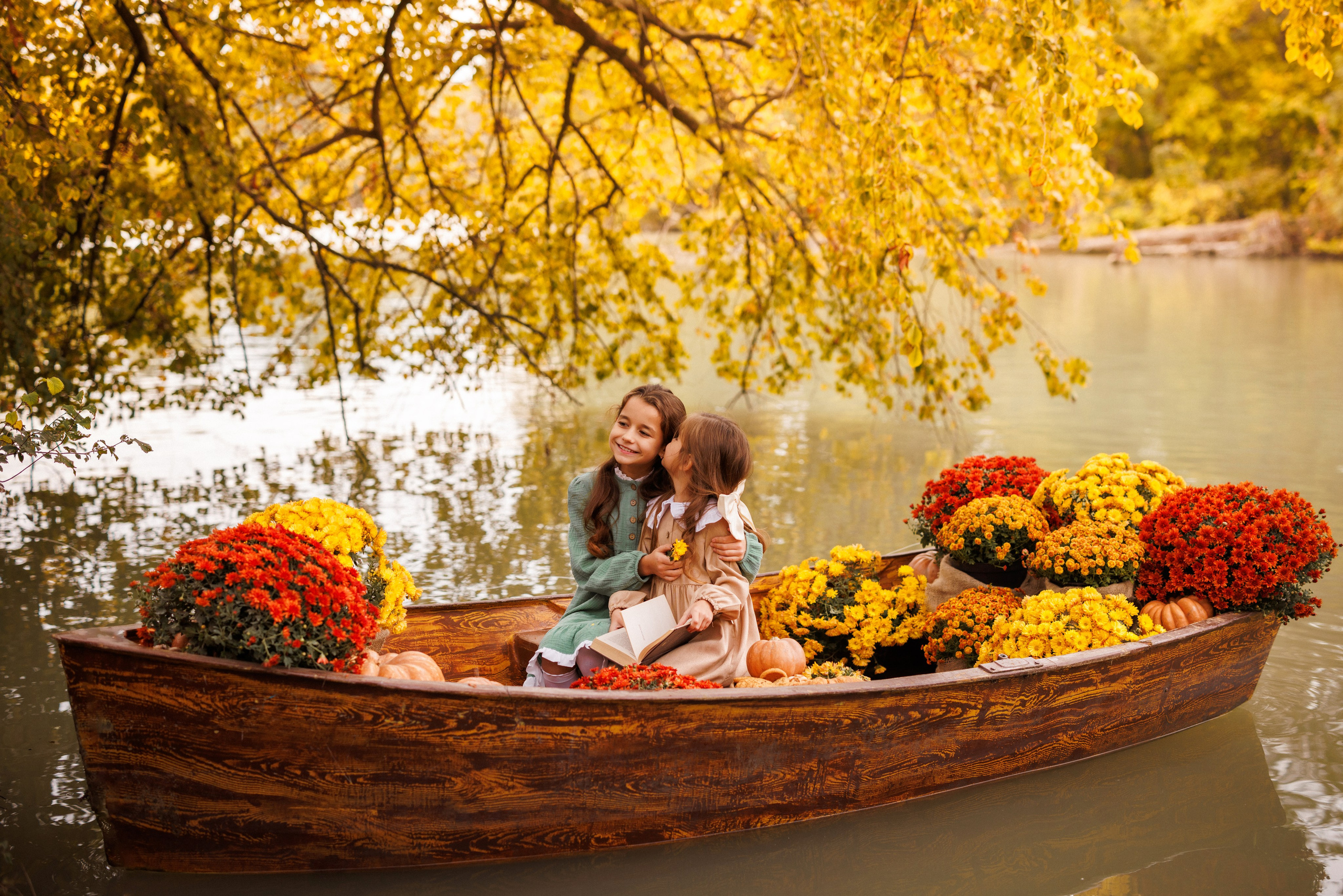 ЛОДКА, осень. Семейный и детский фотограф в Краснодаре Анна Трашкова