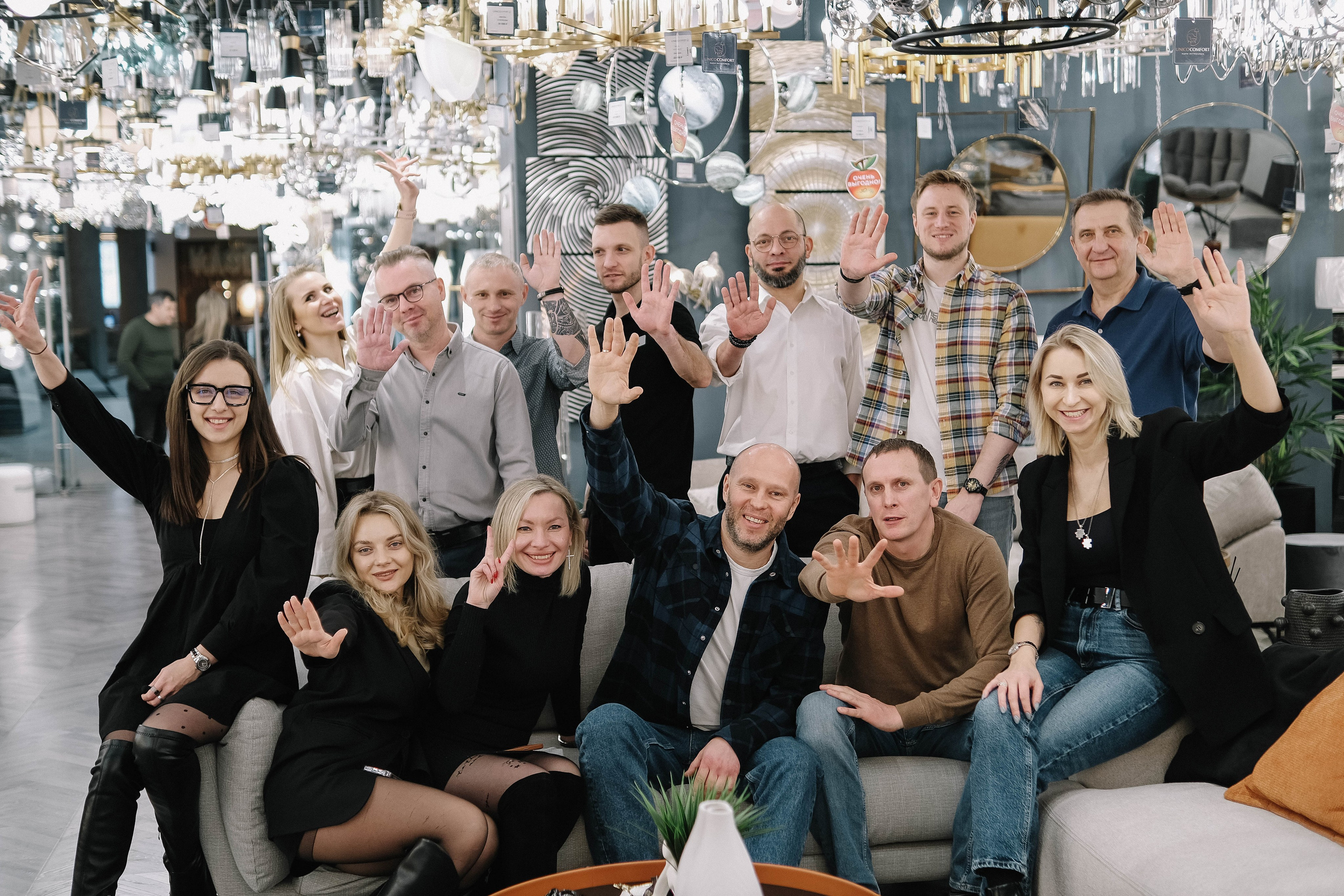 Контент для магазина дизайнерских вещей. Главная