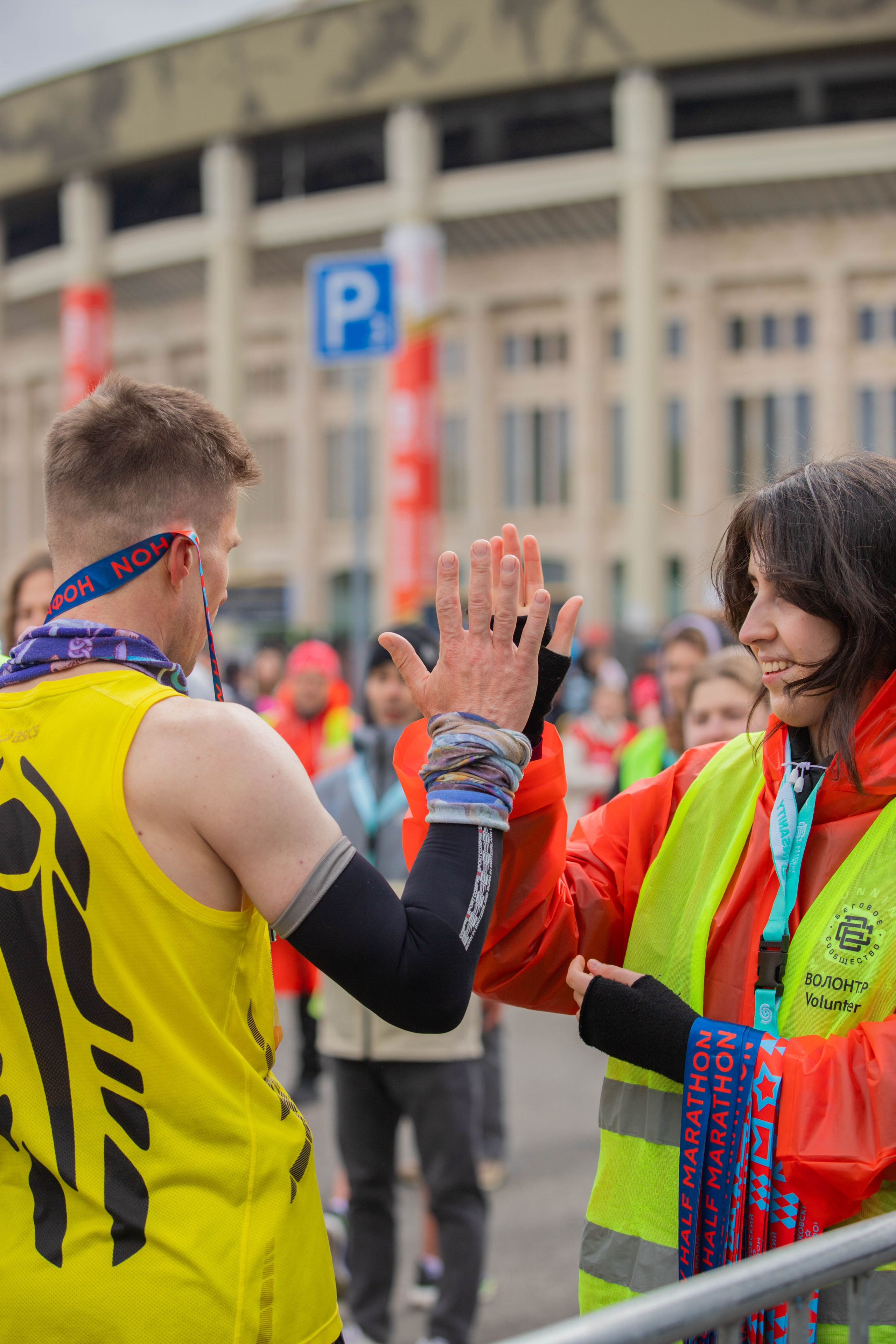 Московский полумарафон. Александра Мельниченко/ Бегающий фотограф