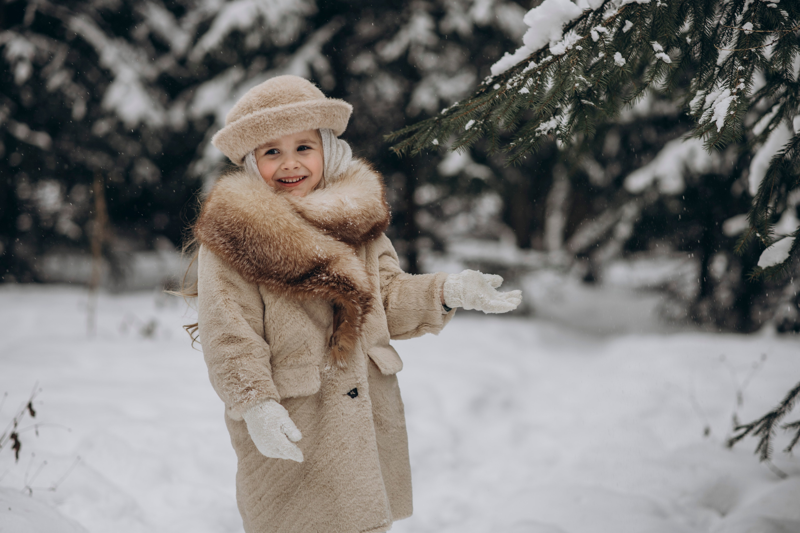 Зимняя фотосессия с Альпаками. Свадебный фотограф в Дмитрове