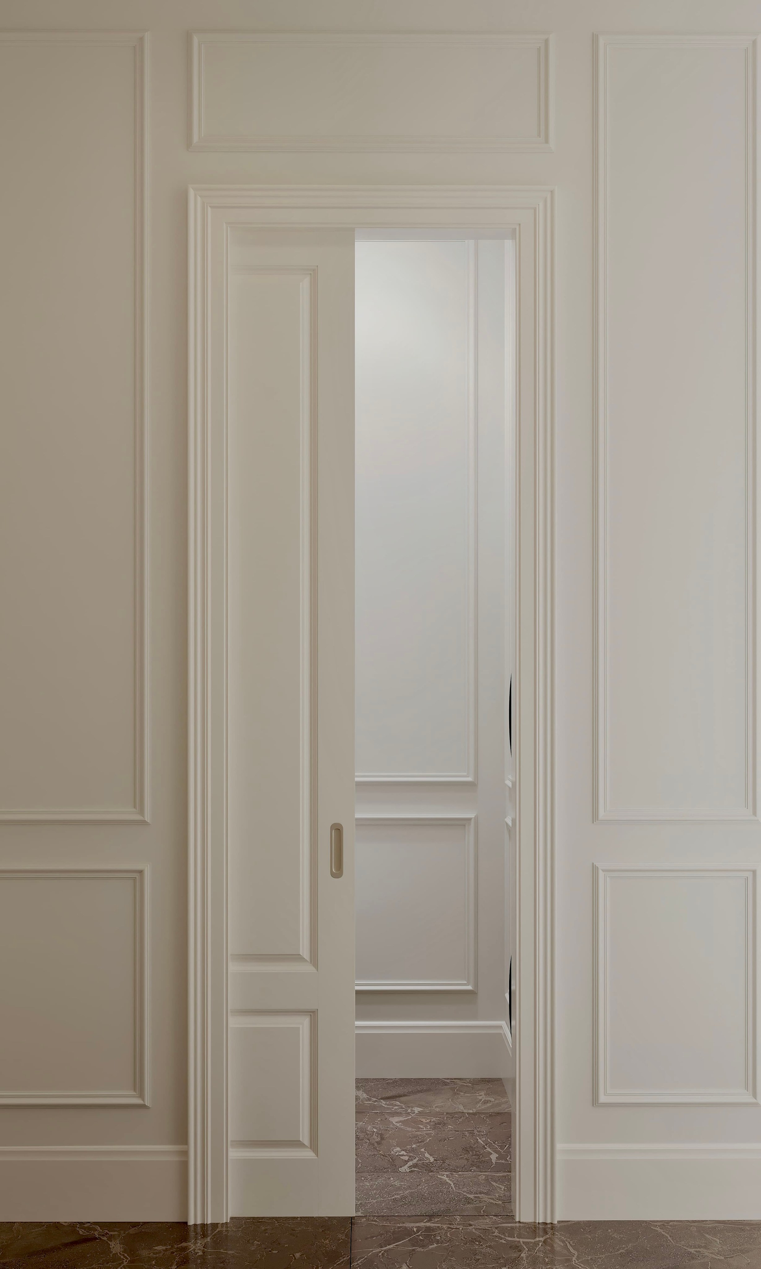 Нагатино Айленд 85 м². 3D Визуализация интерьера