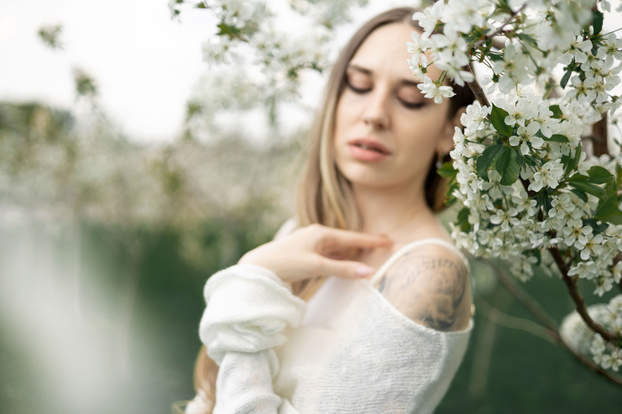 Анна | цветение. Ежова Милена | Фотограф Москва / Балашиха